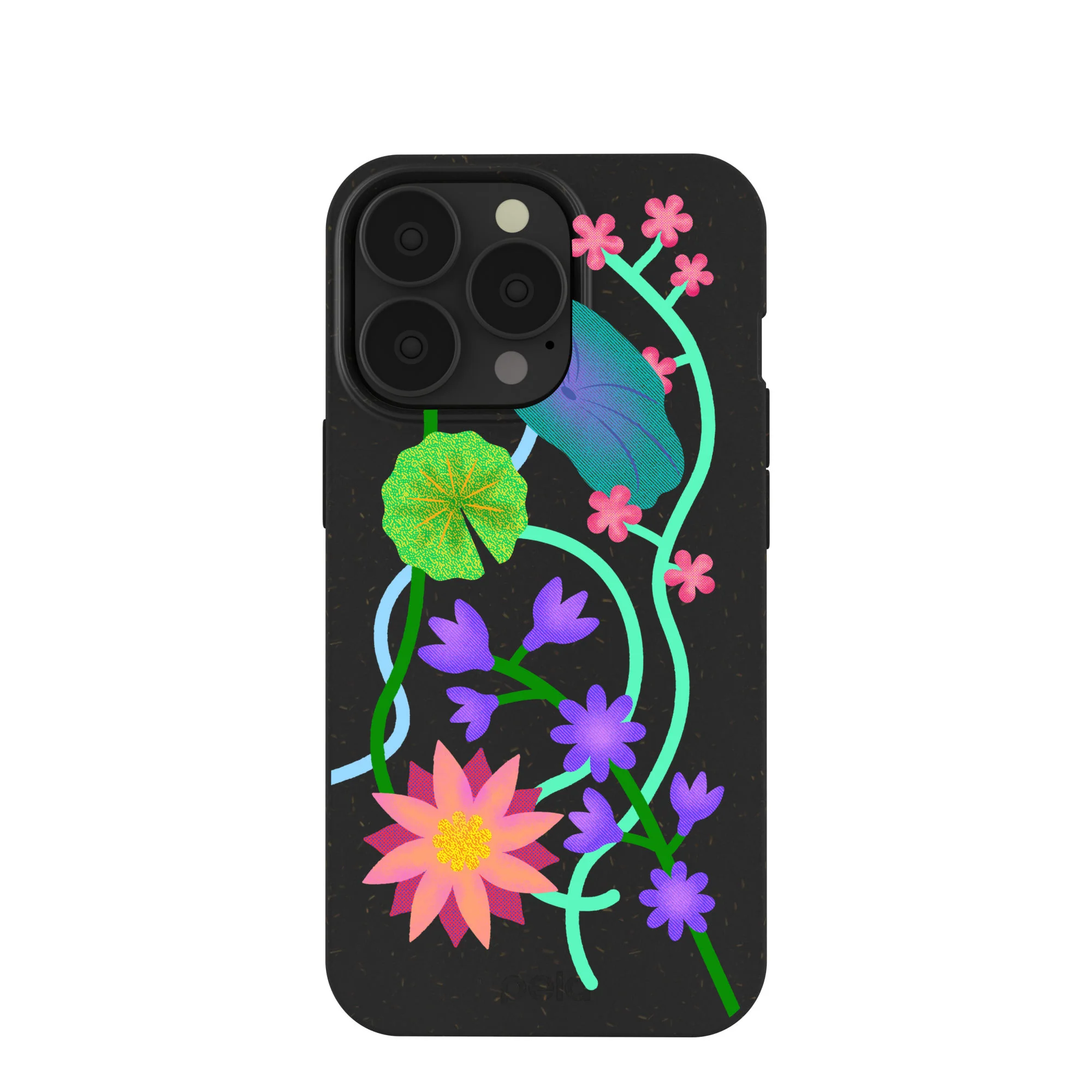 Black Neon Garden iPhone 13 Pro Case