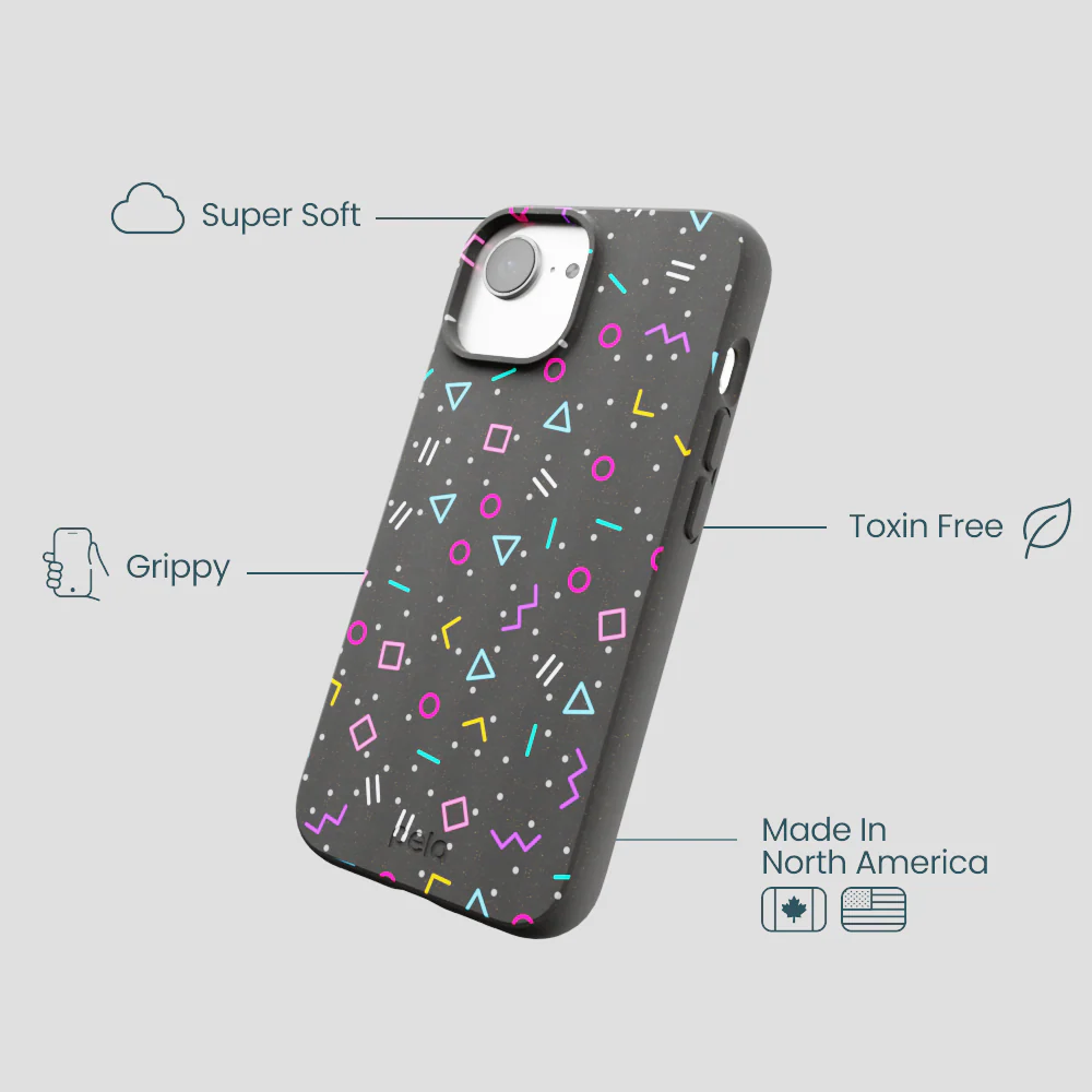 Black Neon Nostalgia iPhone 16e/17e Case - Image 4