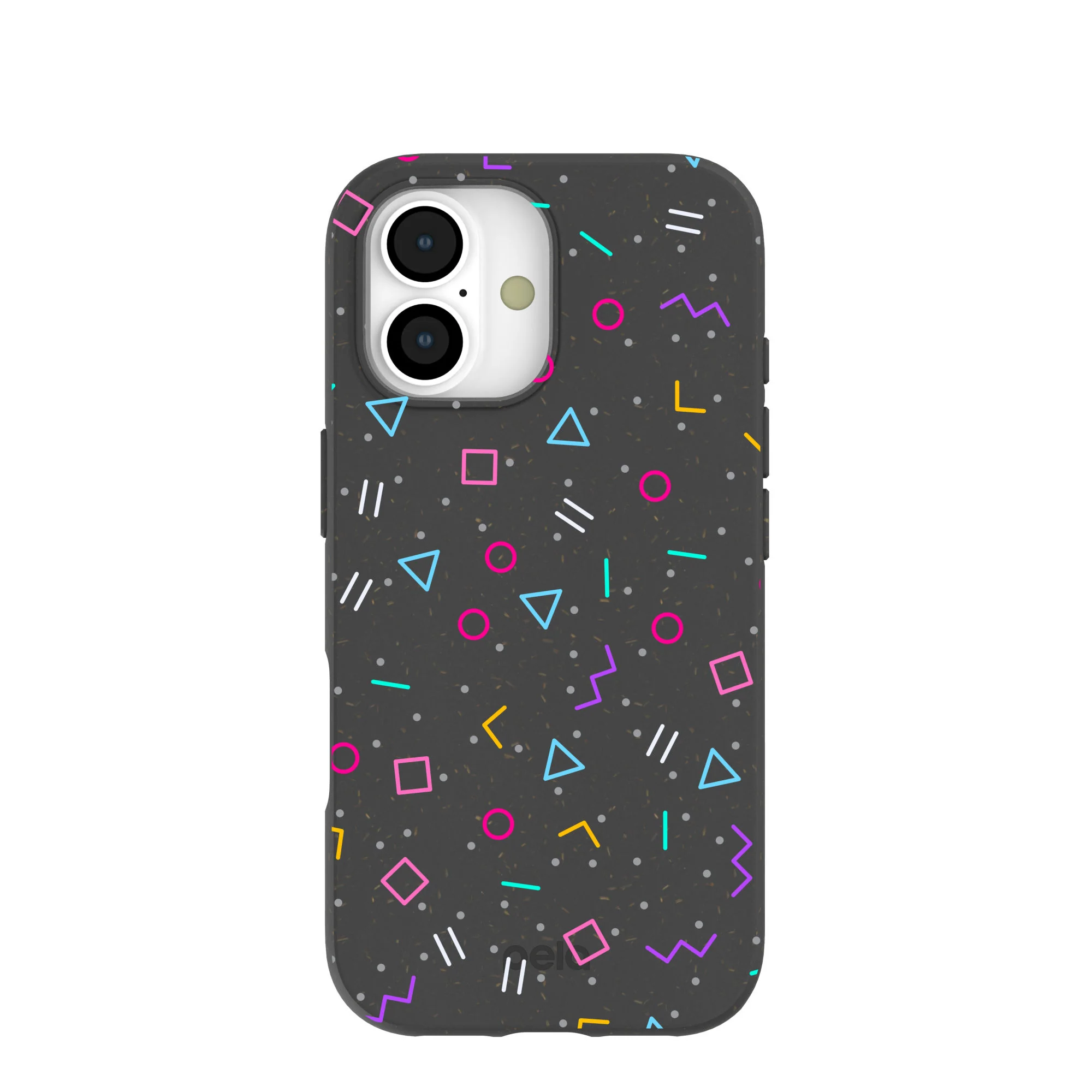 Black Neon Nostalgia iPhone 17 Case