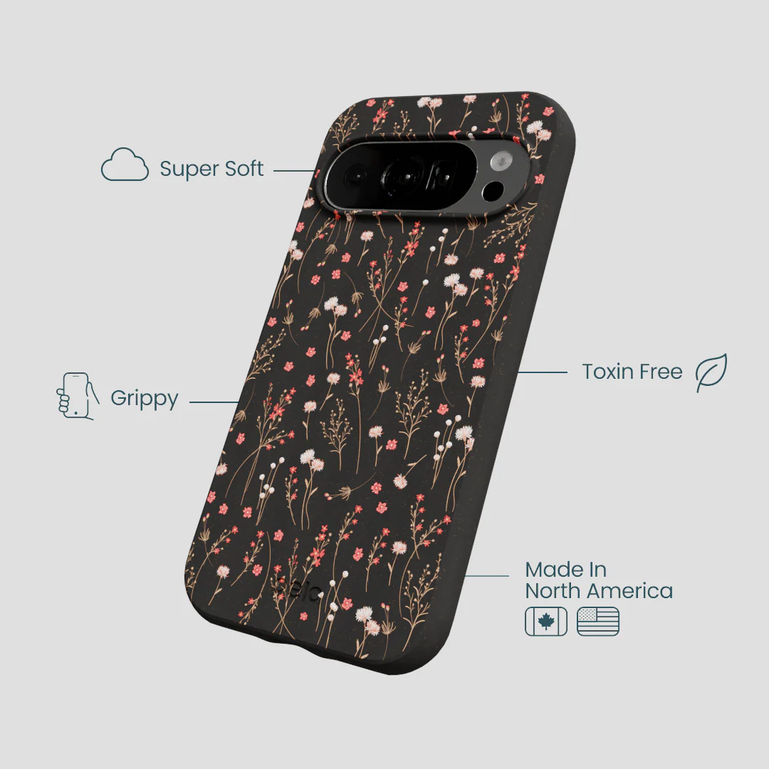 Black Night Garden Google Pixel 10/10 Pro Case - Image 4