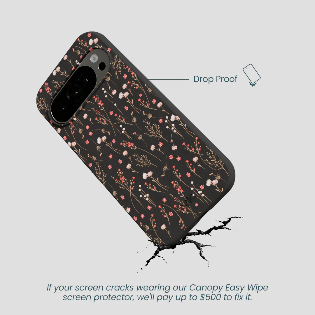 Black Night Garden Google Pixel 10/10 Pro Case - Image 5