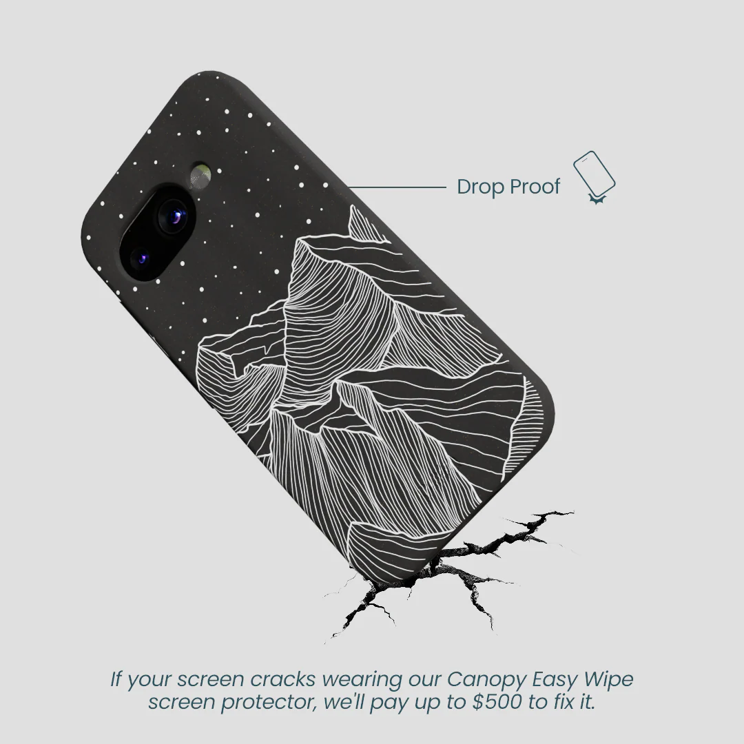 Black Night Panorama Google Pixel 9a Case - Image 5