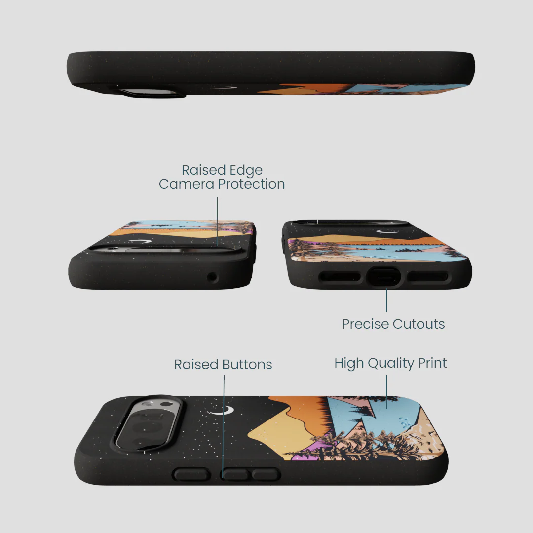 Black Night Trails Google Pixel 10/10 Pro Case - Image 3