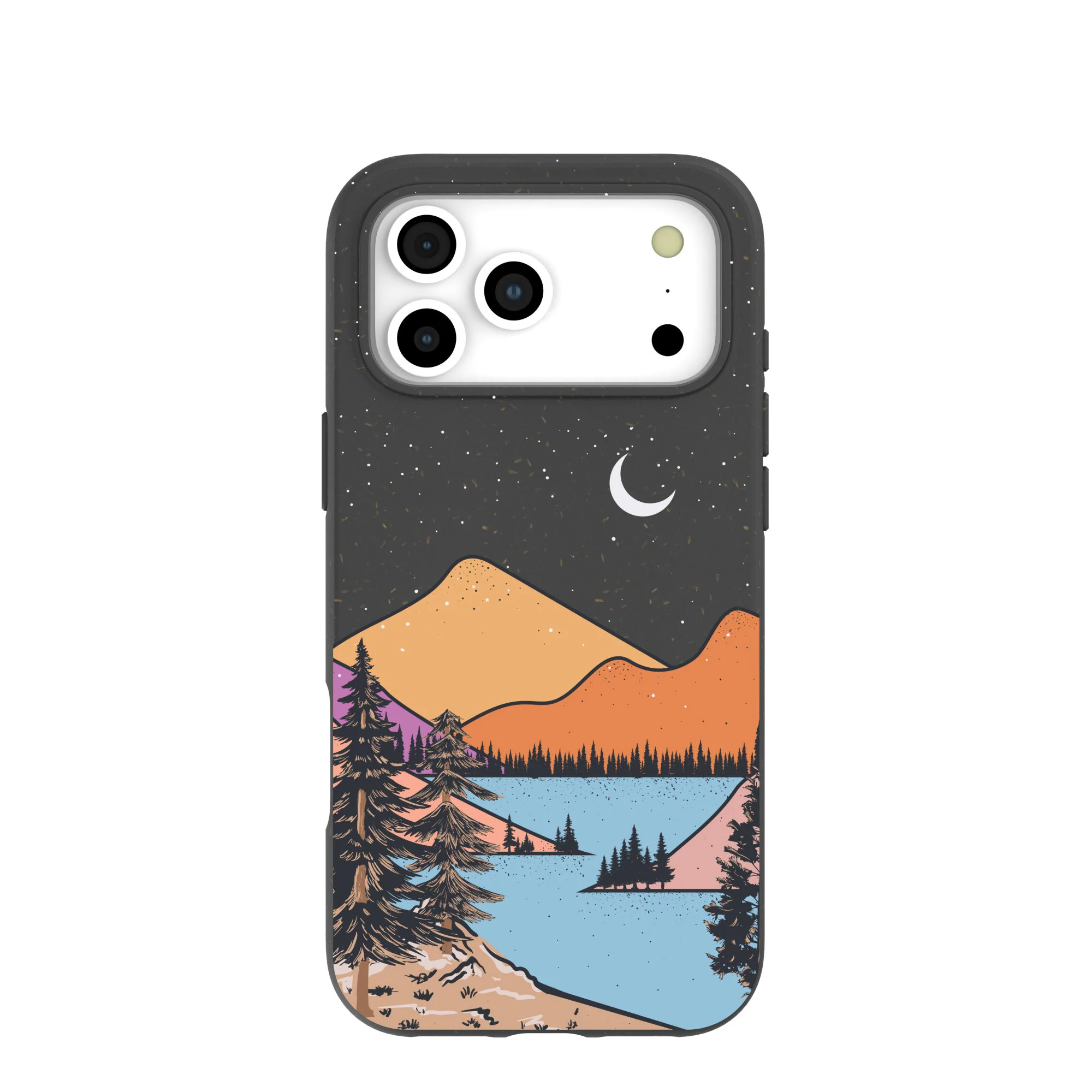 Black Night Trails iPhone 17 Pro Max Case