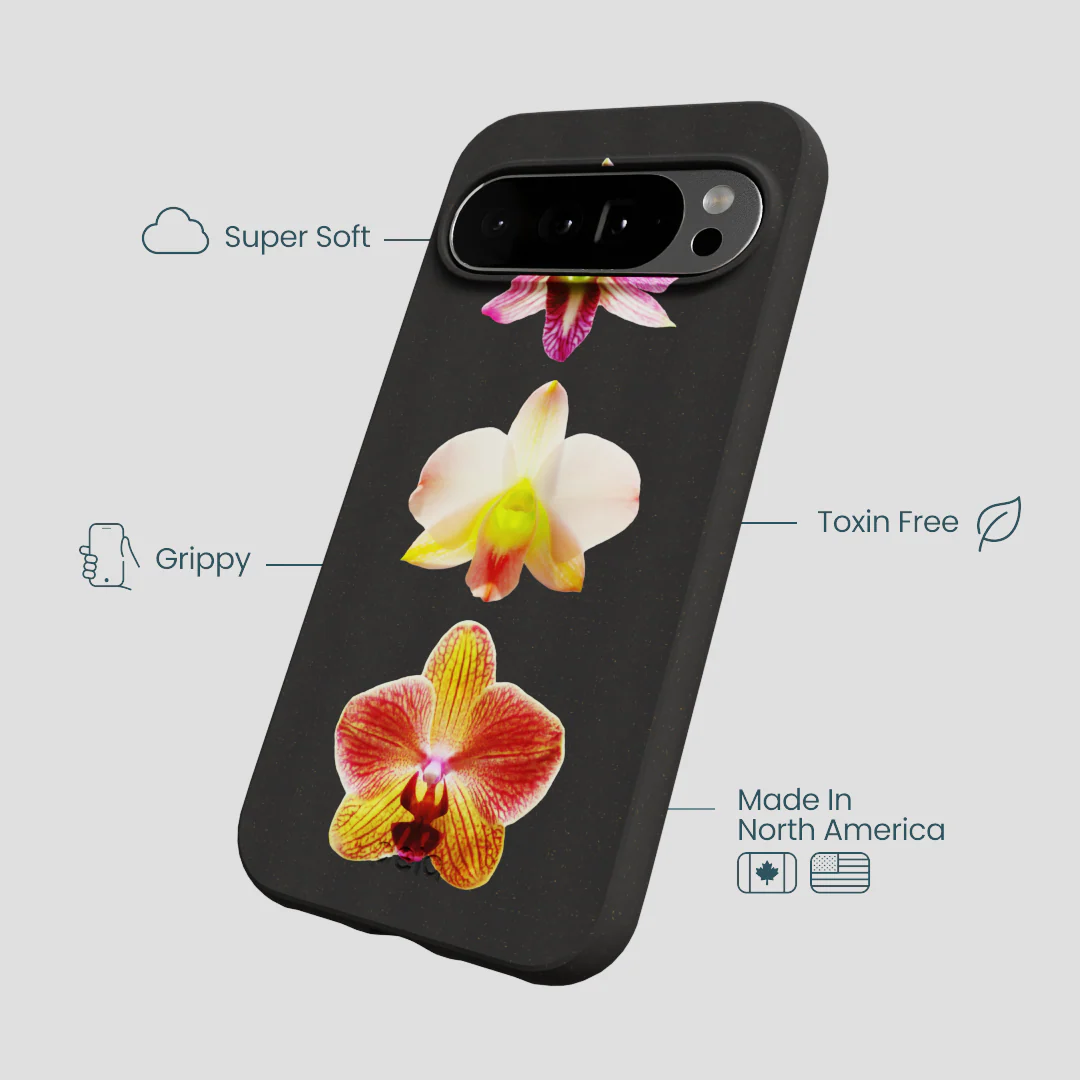 Black Orchids Google Pixel 10 Pro XL Case - Image 3