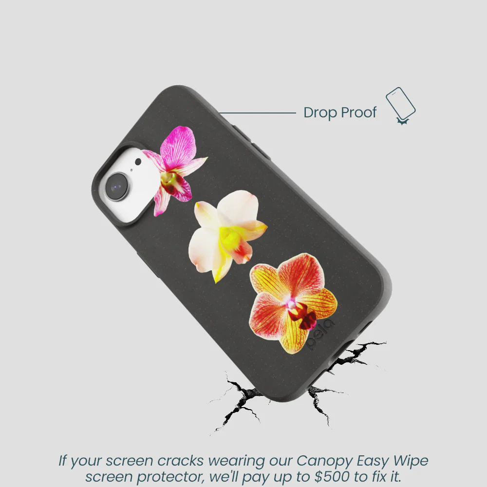 Black Orchids iPhone 16e/17e Case - Image 5