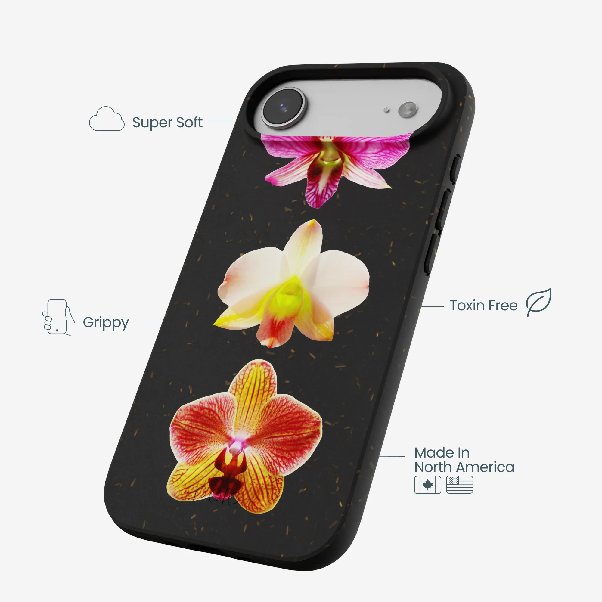 Black Orchids iPhone Air Case - Image 4