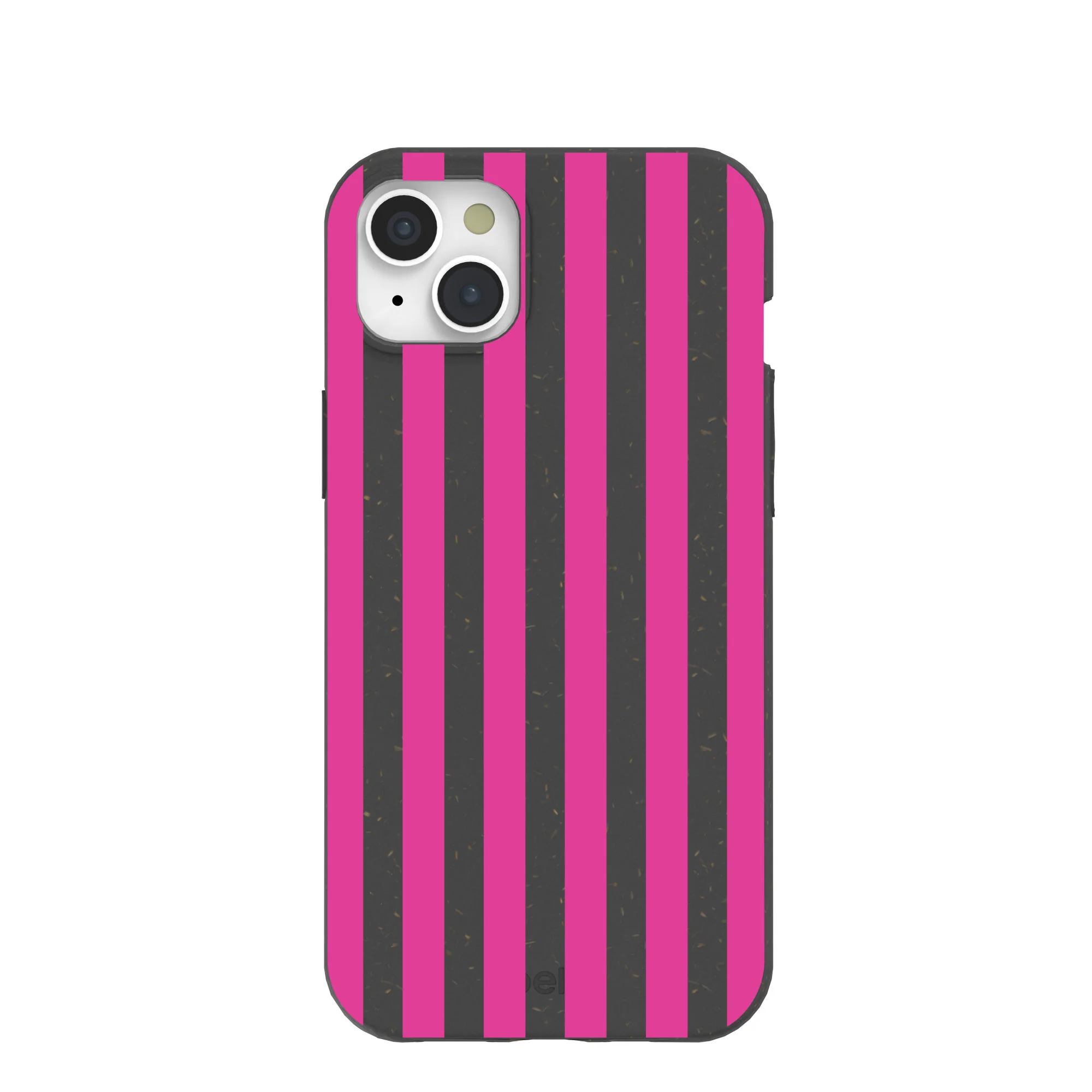 Black Pink Stripes iPhone 15 Plus Case