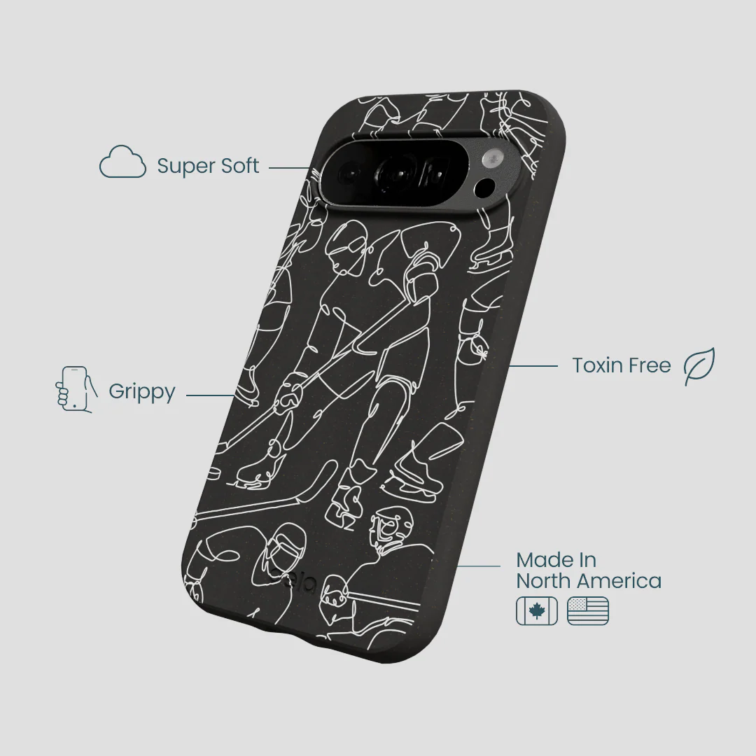 Black Play Sketch Google Pixel 10/10 Pro Case - Image 3