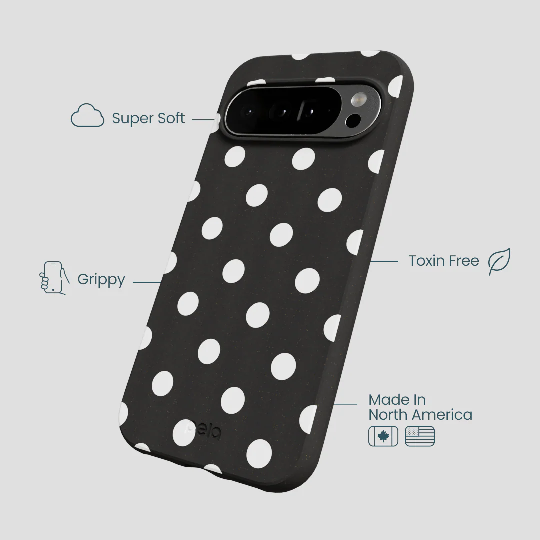 Black Polka Confetti Google Pixel 10 Pro XL Case - Image 4
