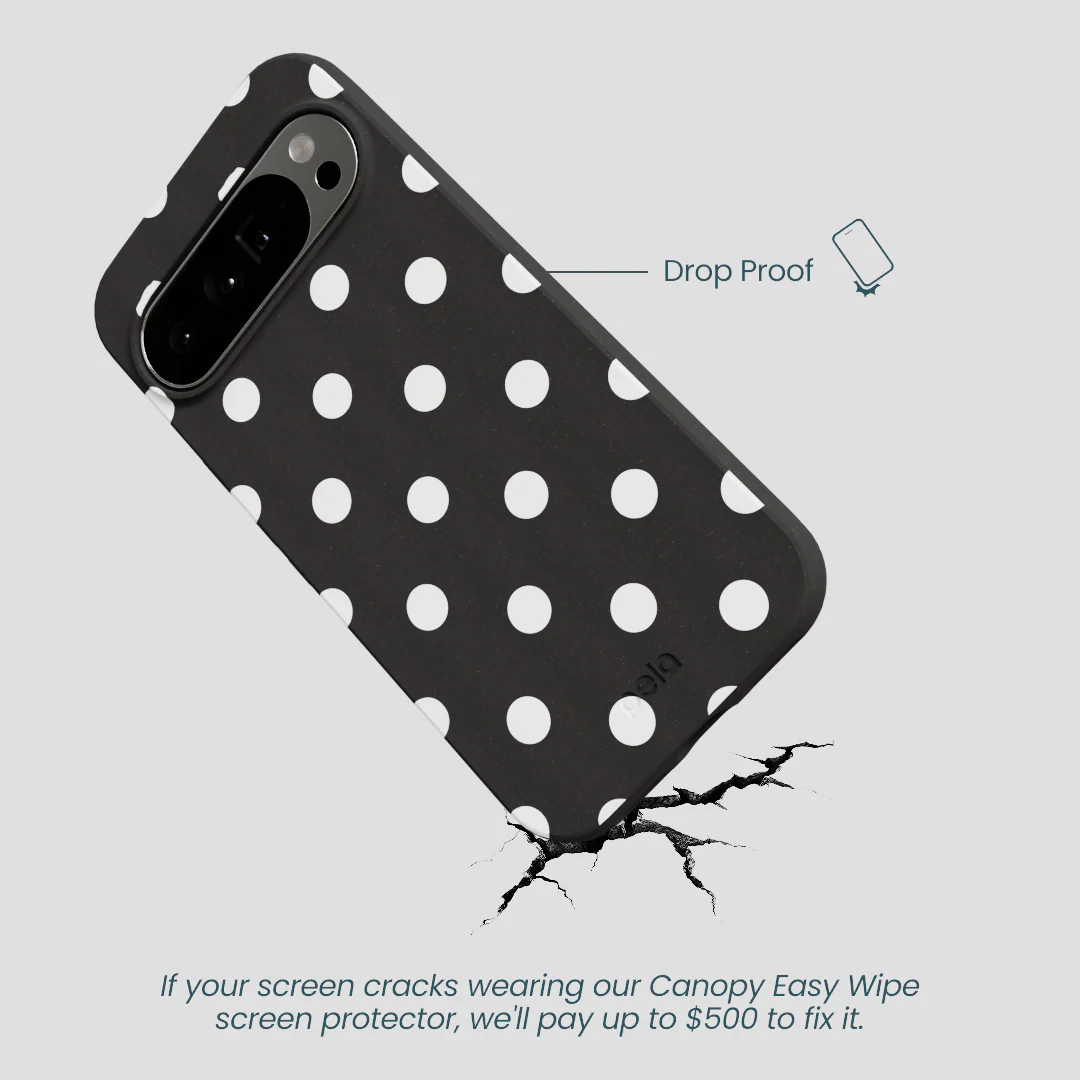 Black Polka Confetti Google Pixel 10 Pro XL Case - Image 5