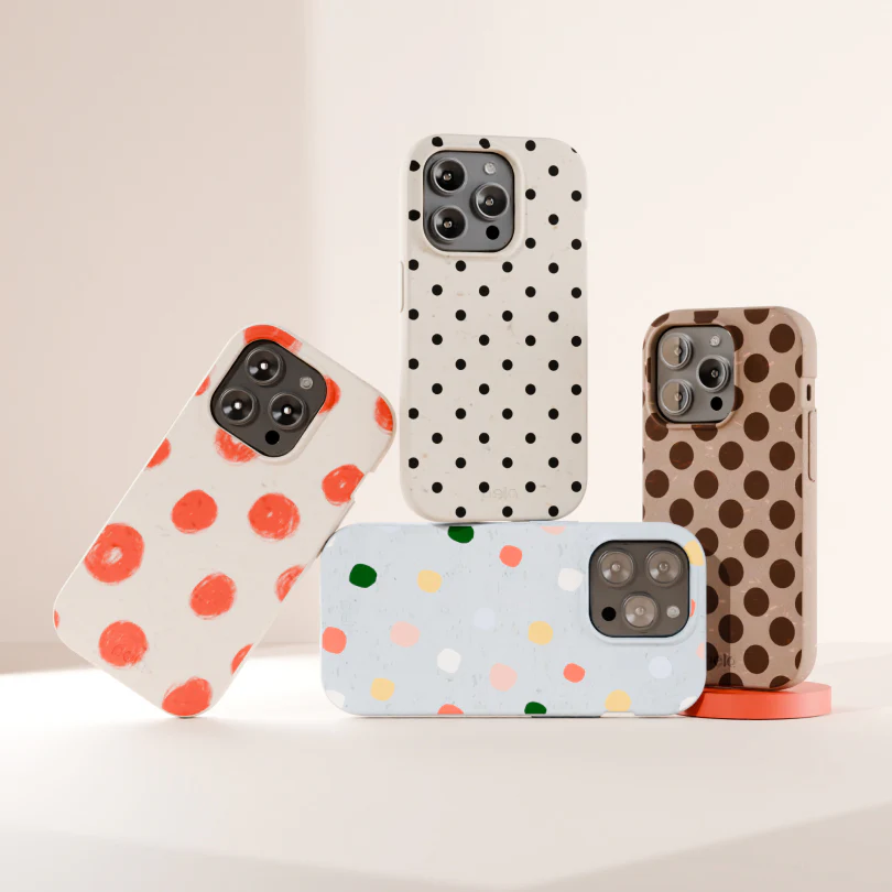 Black Polka Confetti Google Pixel 7 Case - Image 2