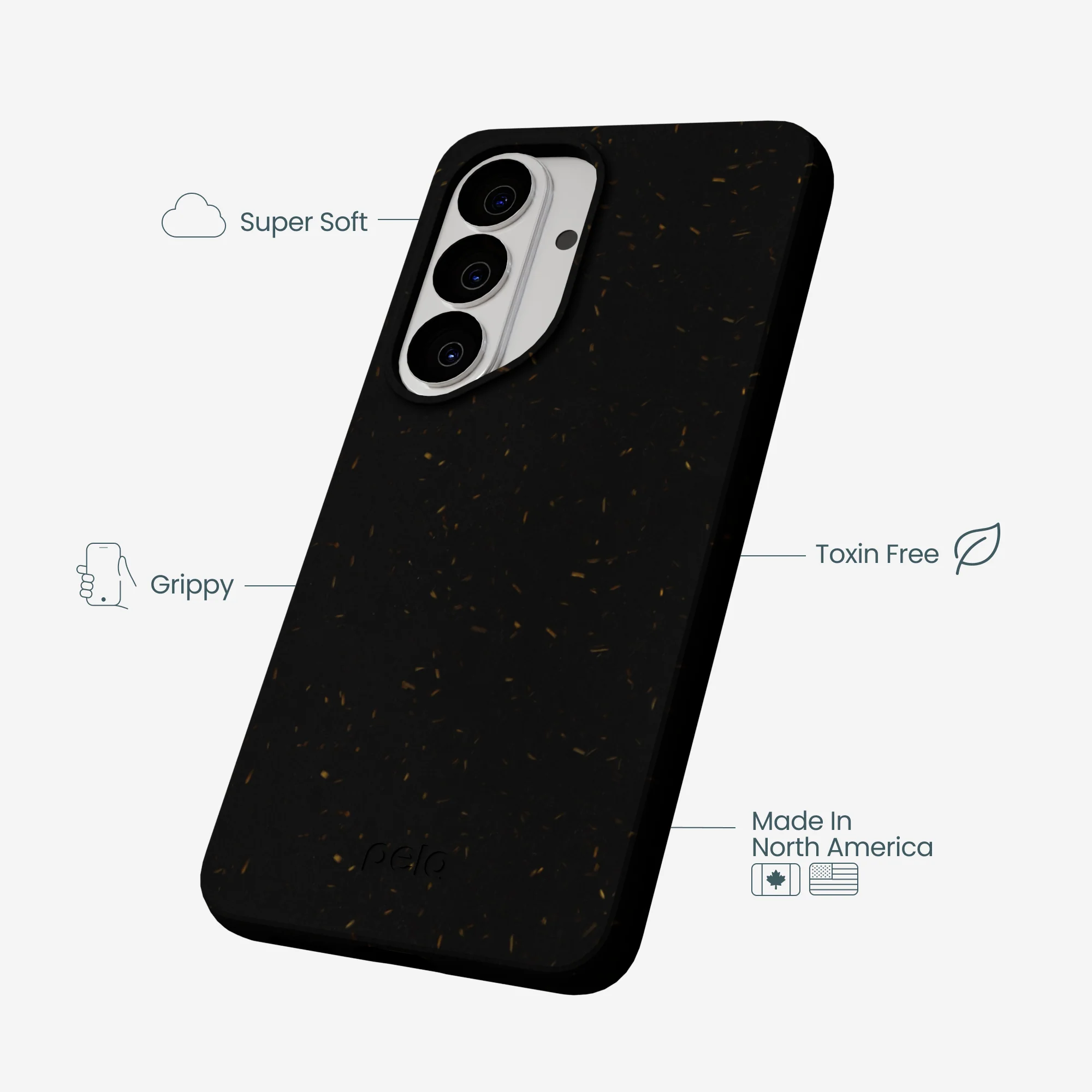 Black Samsung S26 Phone Case - Image 4