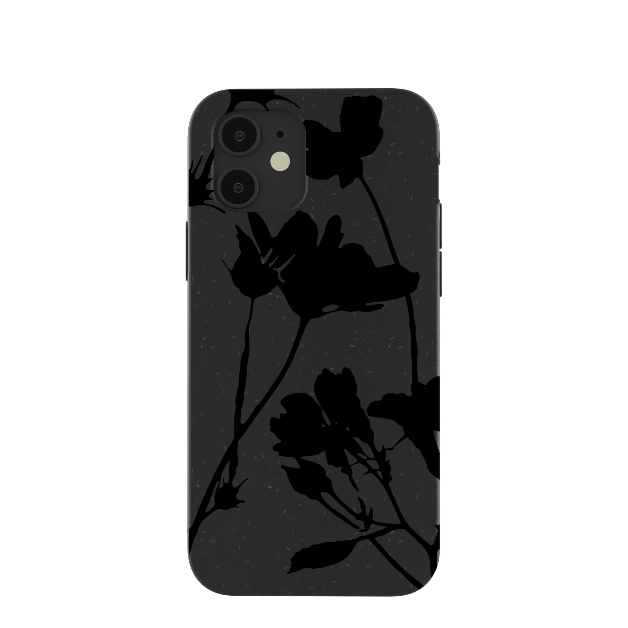 Black Shadow Petals iPhone 12/ iPhone 12 Pro Case