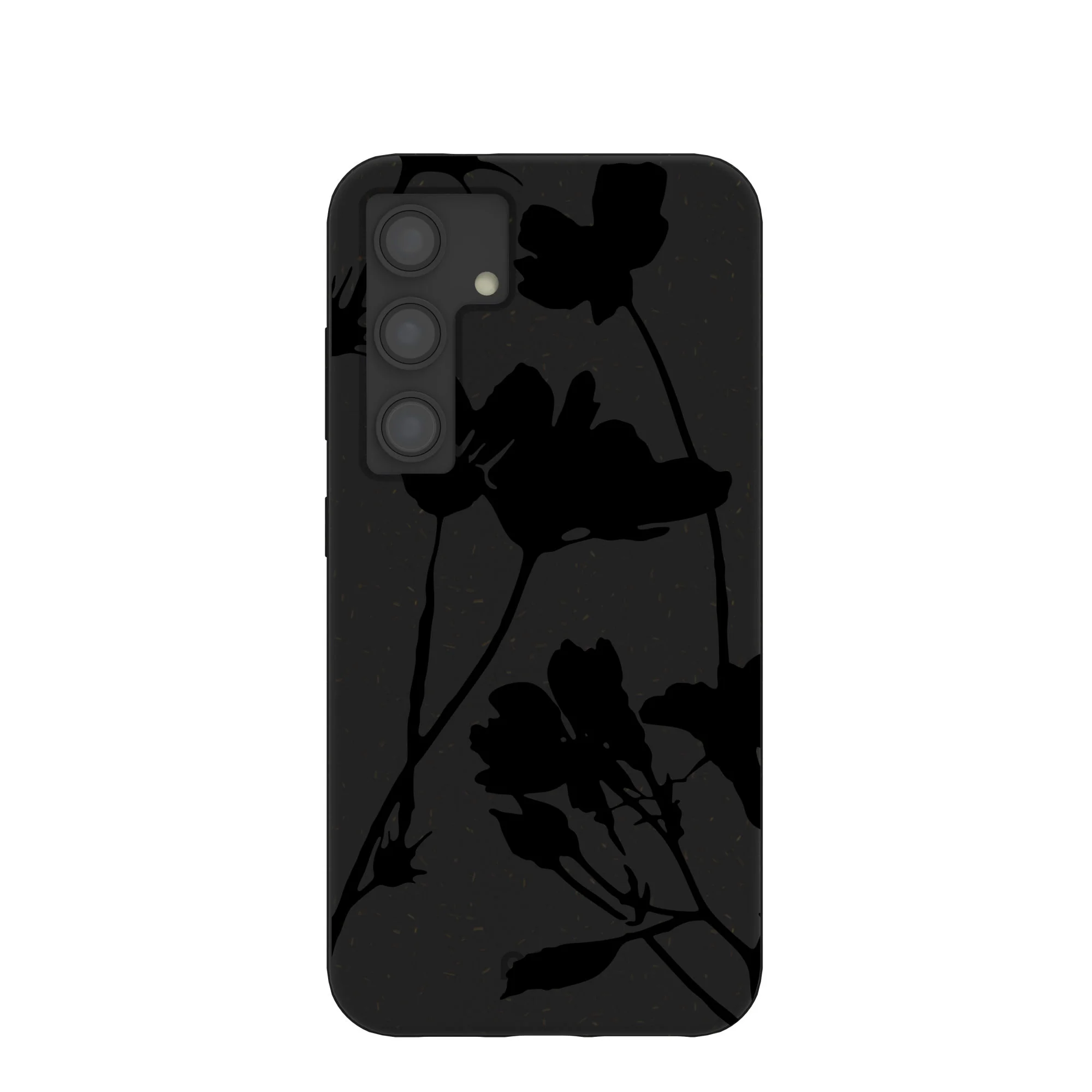 Black Shadow Petals Samsung Galaxy S24 Case