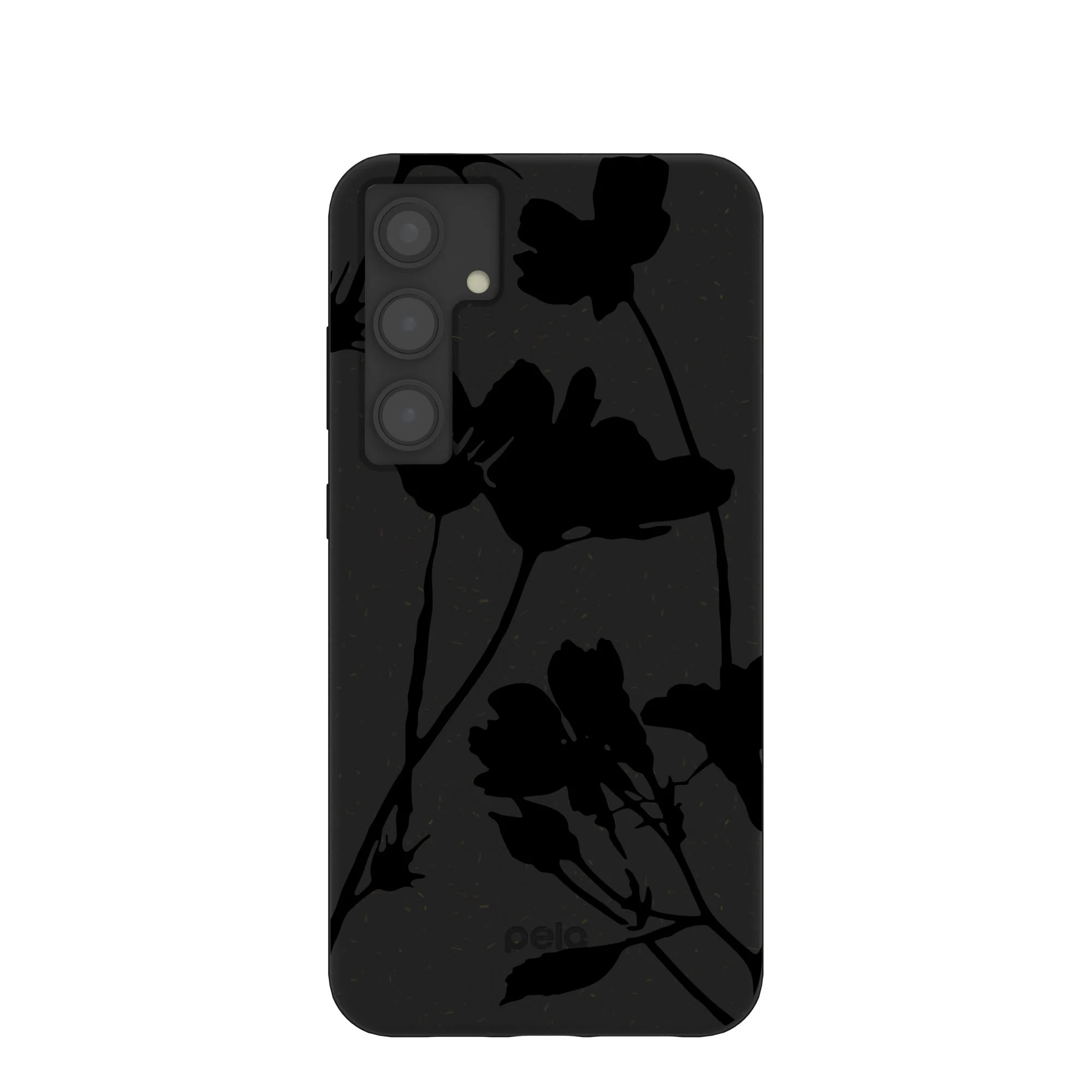 Black Shadow Petals Samsung Galaxy S24+(Plus) Case