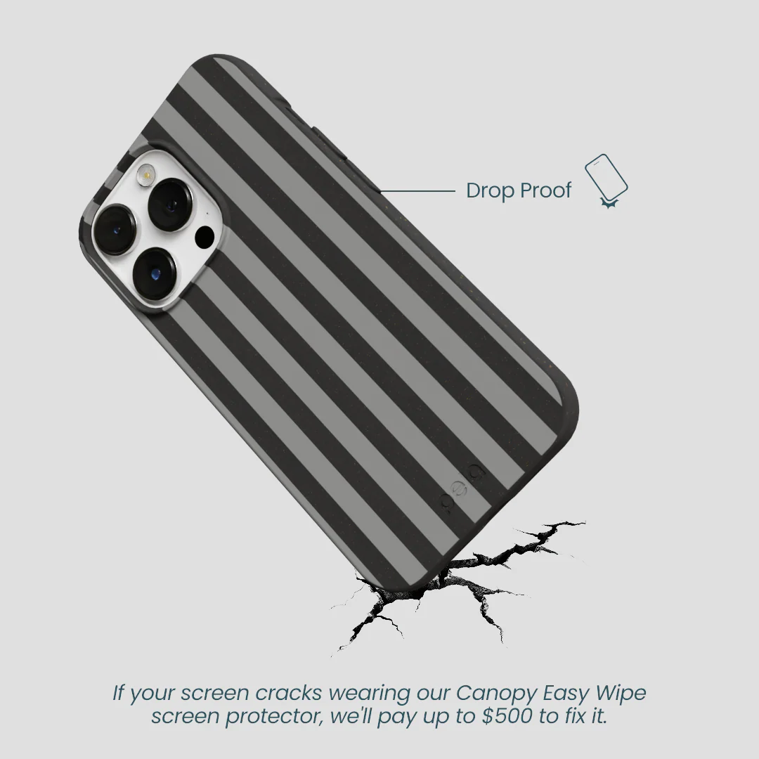 Black Shadow Stripes iPhone 13 Pro Max Case - Image 5