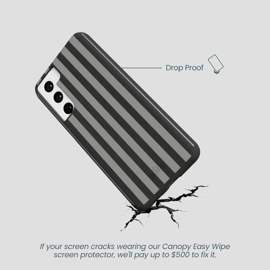 Black Shadow Stripes Samsung Galaxy S22 Case - Image 4