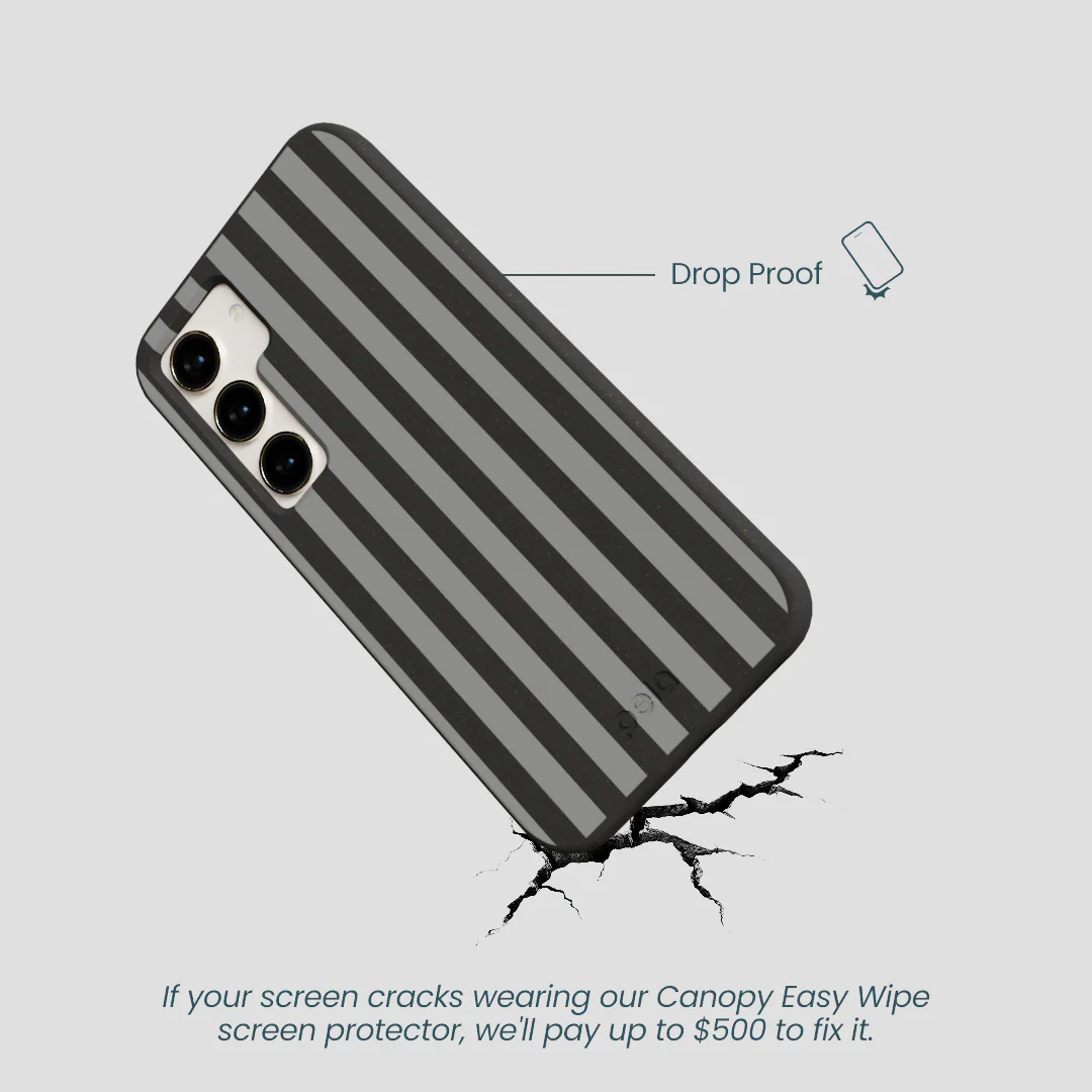 Black Shadow Stripes Samsung Galaxy S23 Case - Image 4