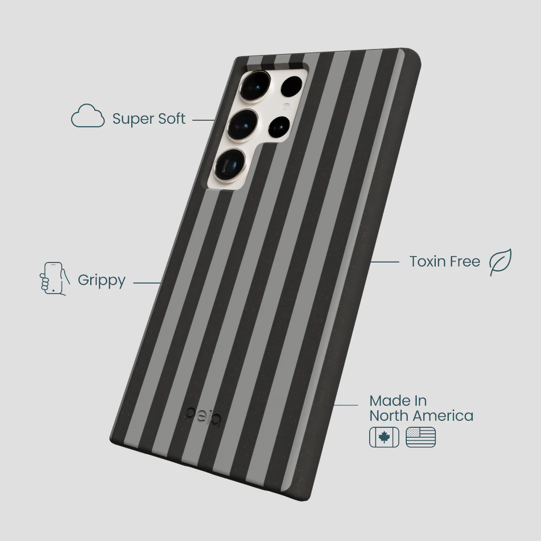 Black Shadow Stripes Samsung Galaxy S24 Ultra Case - Image 3