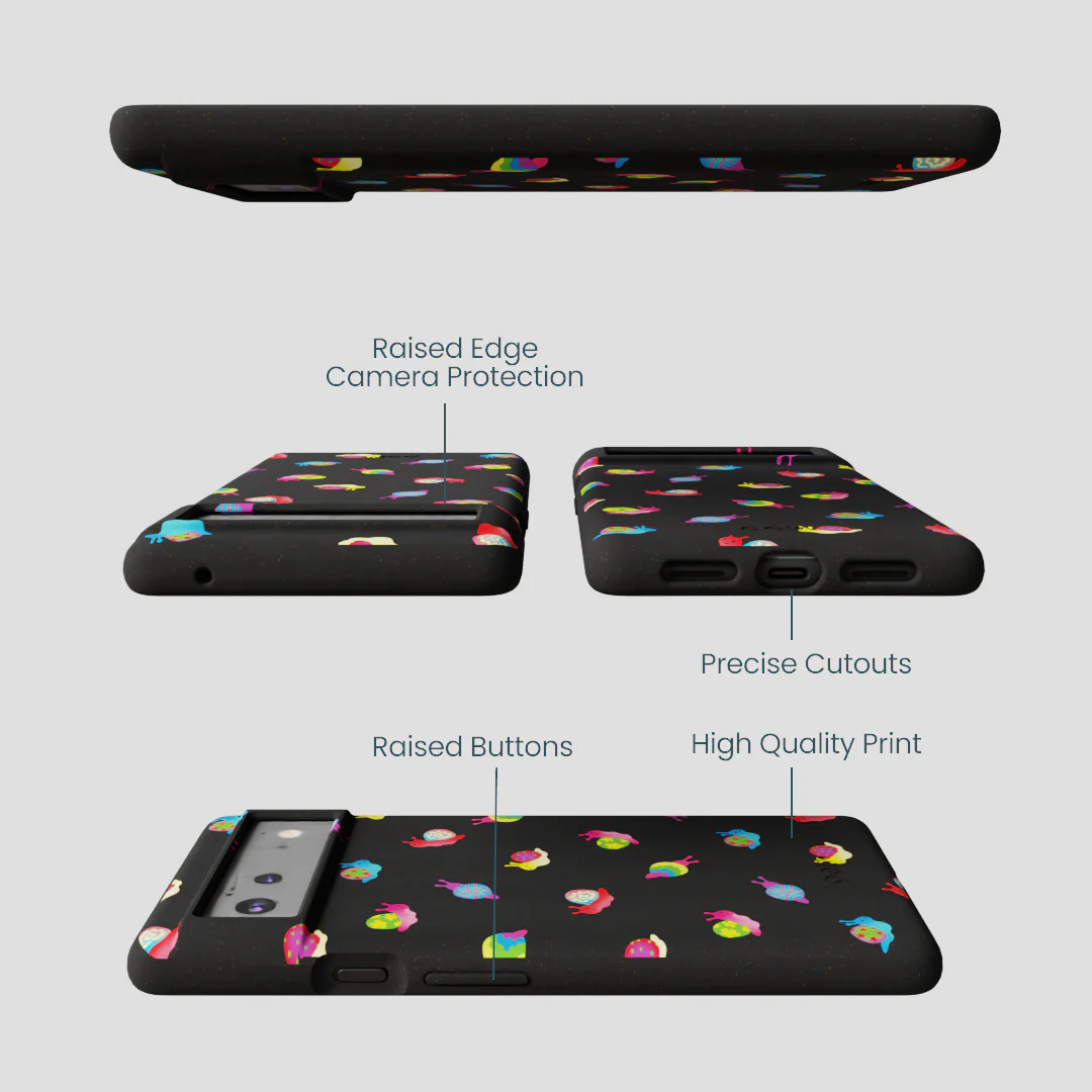 Black Snailien Google Pixel 6a Case - Image 2