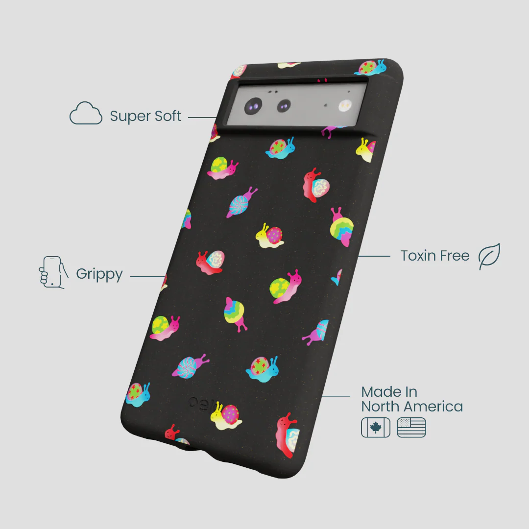 Black Snailien Google Pixel 6a Case - Image 3