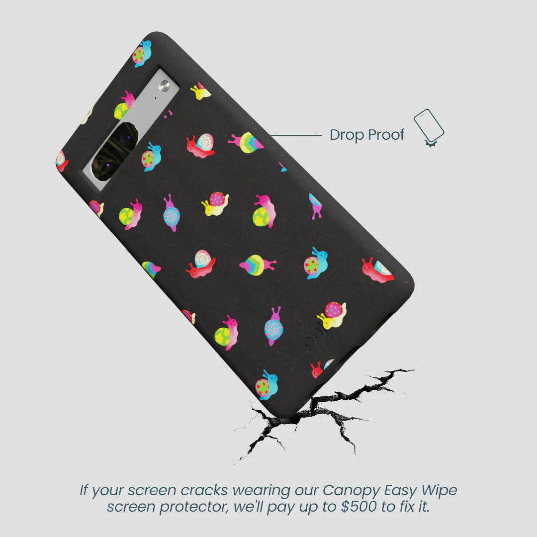 Black Snailien Google Pixel 7 Case - Image 4