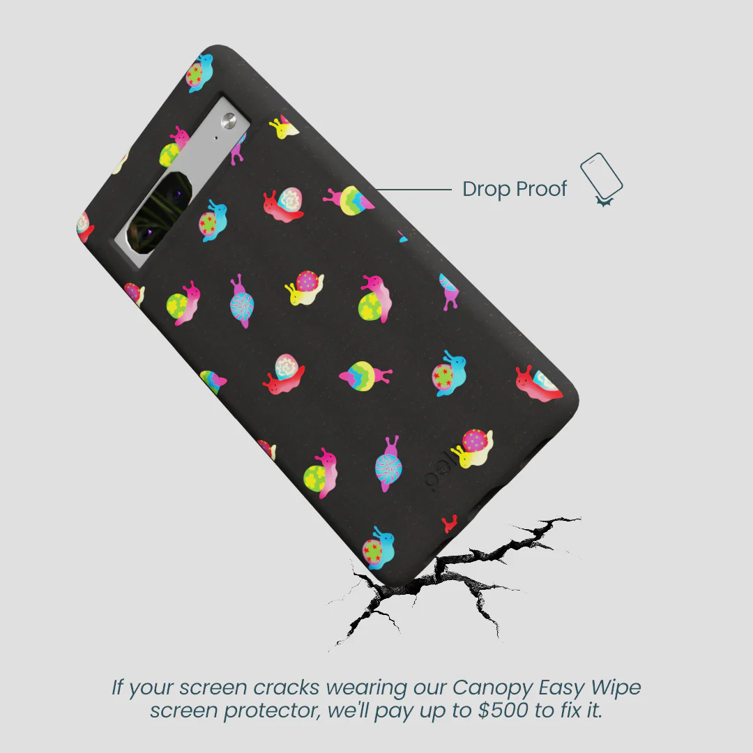 Black Snailien Google Pixel 7a Case - Image 4
