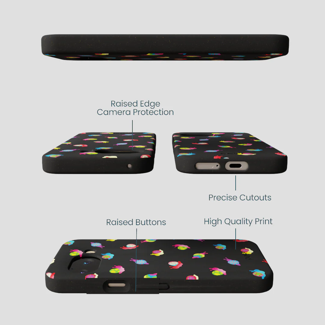 Black Snailien Google Pixel 9a Case - Image 2