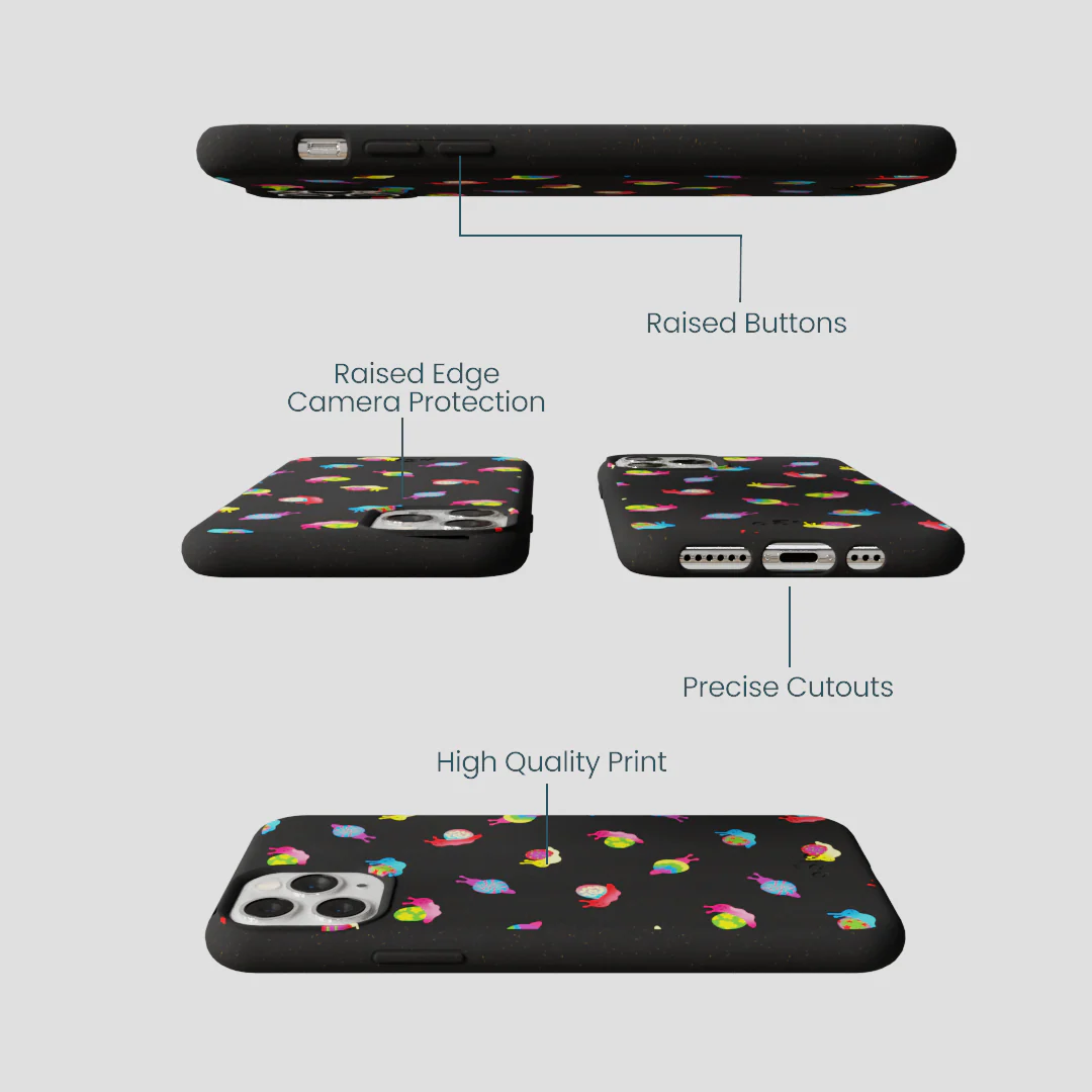 Black Snailien iPhone 11 Pro Case - Image 2