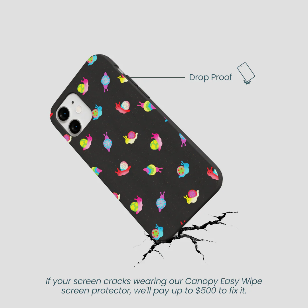 Black Snailien iPhone 12 Mini Case - Image 4
