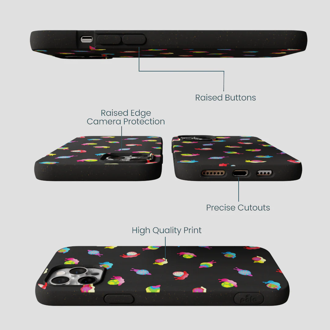 Black Snailien iPhone 12 Pro Max Case - Image 2