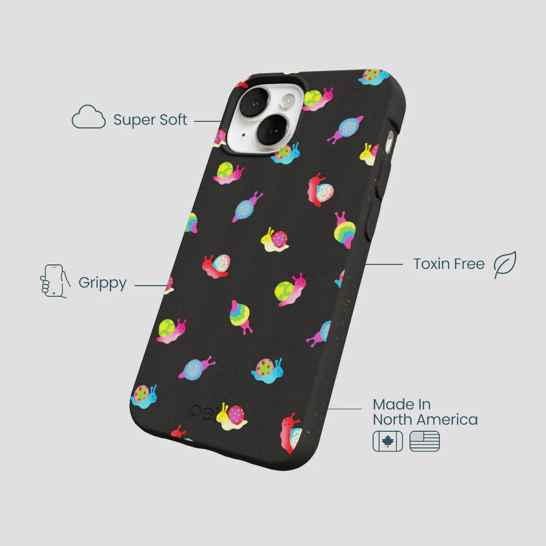 Black Snailien iPhone 13 Case - Image 4