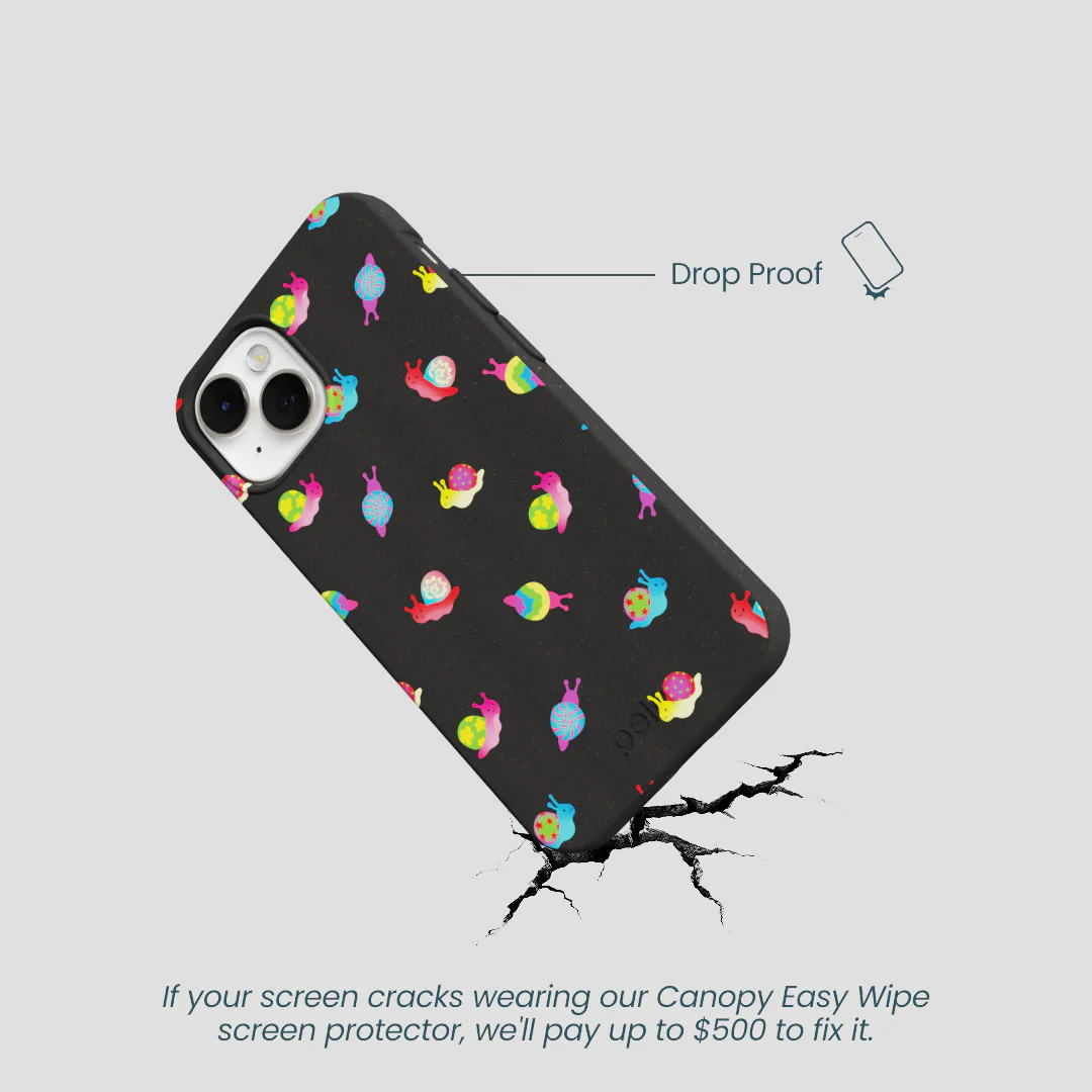 Black Snailien iPhone 13 Mini Case - Image 5