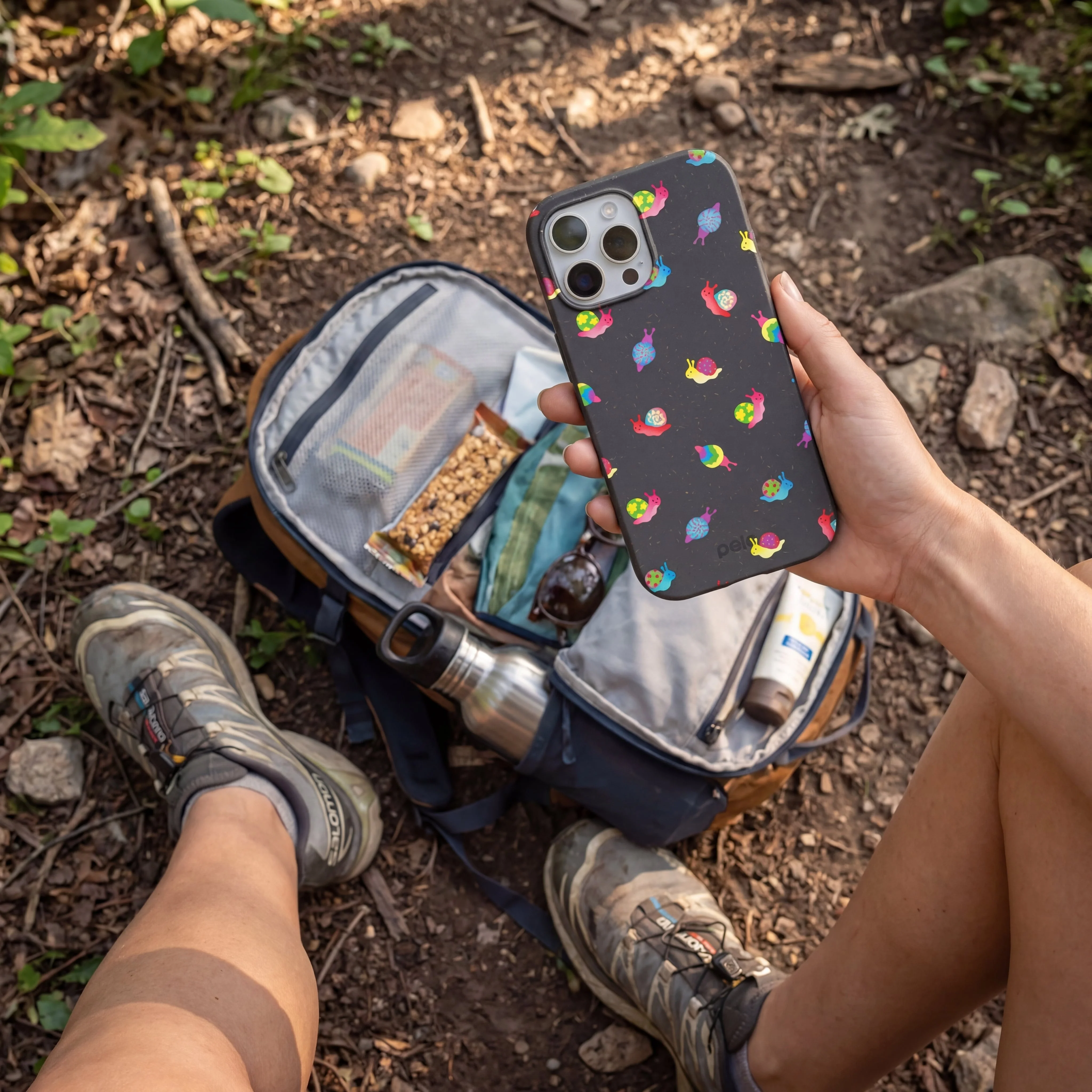Black Snailien iPhone 14 Plus Case - Image 2