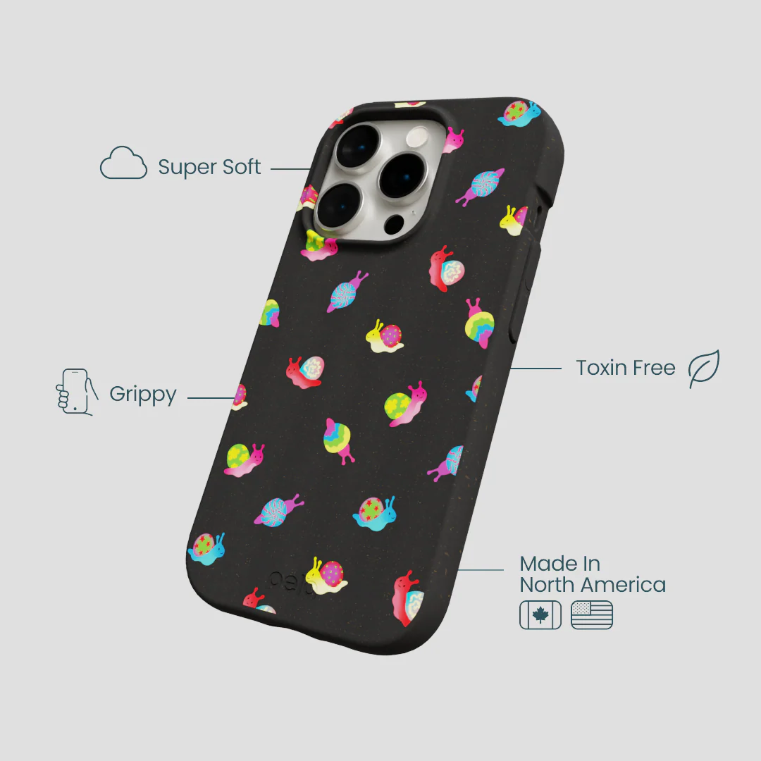 Black Snailien iPhone 14 Pro Case - Image 4