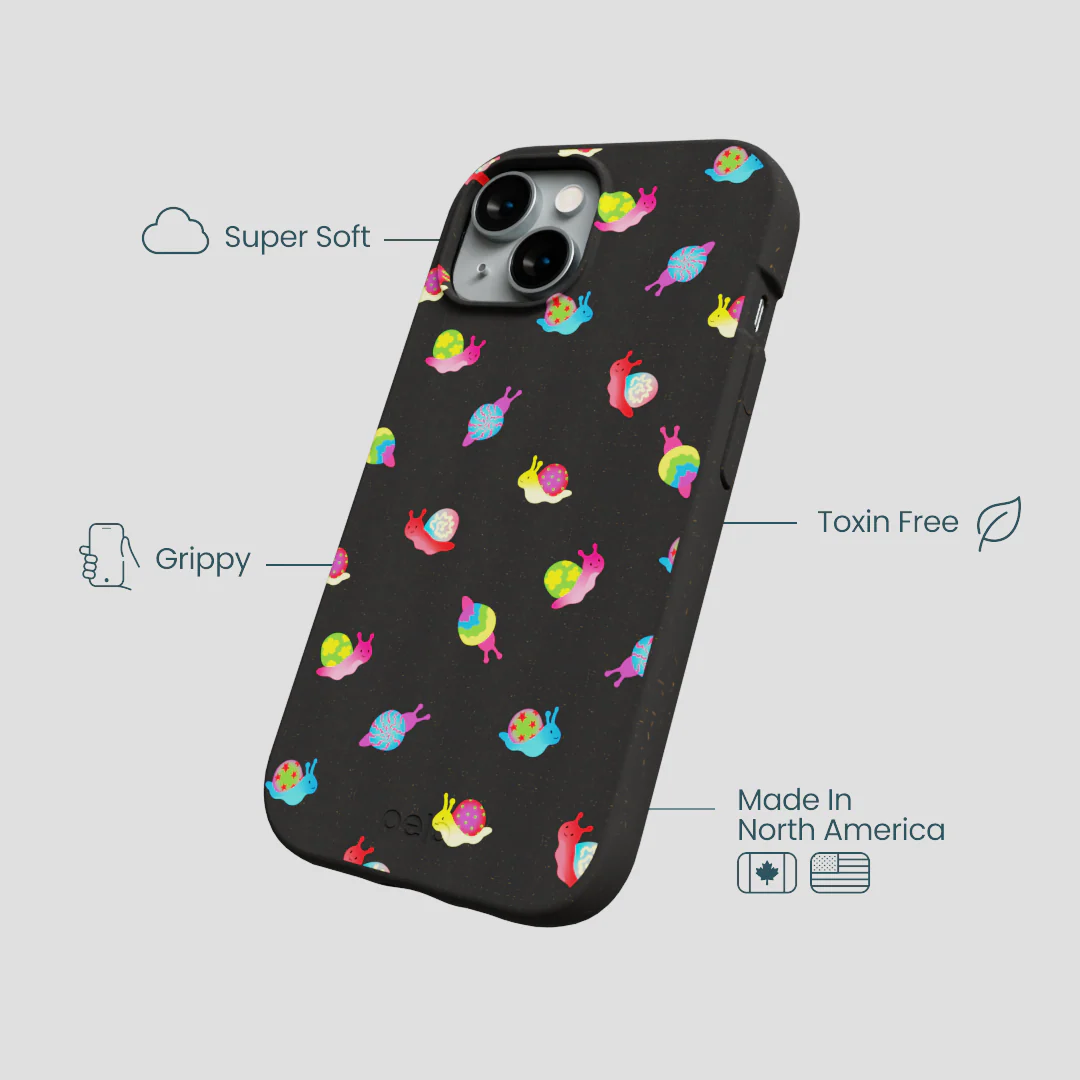 Black Snailien iPhone 15 Case - Image 4