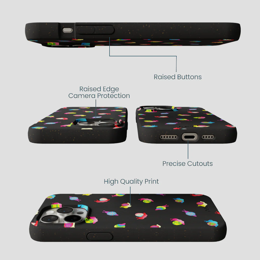 Black Snailien iPhone 15 Pro Max Case - Image 3