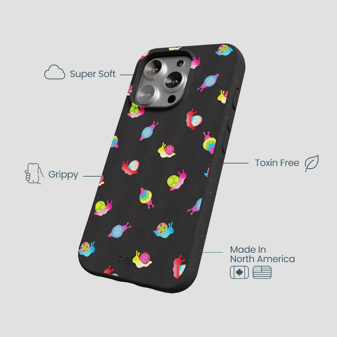 Black Snailien iPhone 16 Pro Case - Image 4