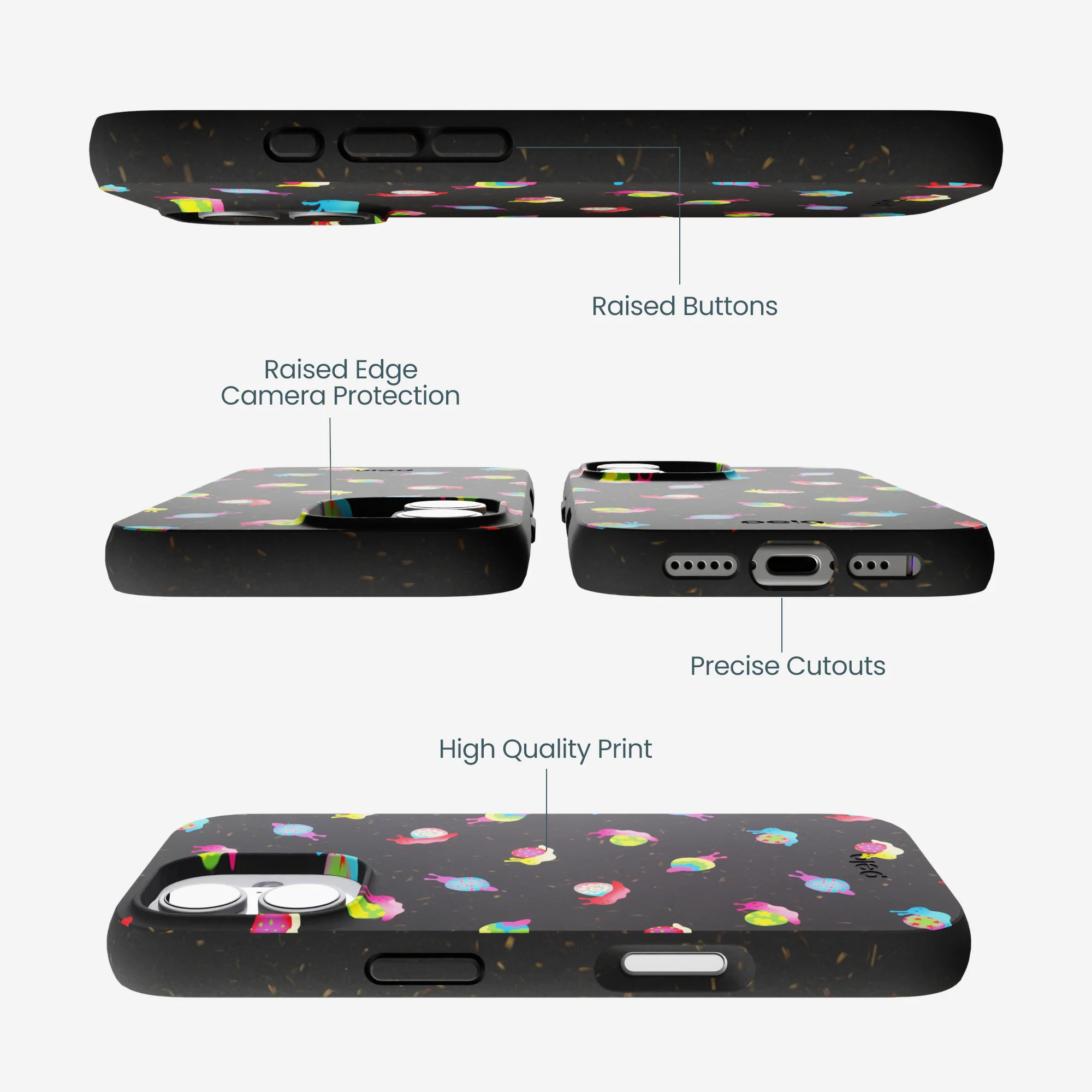 Black Snailien iPhone 17 Case - Image 3