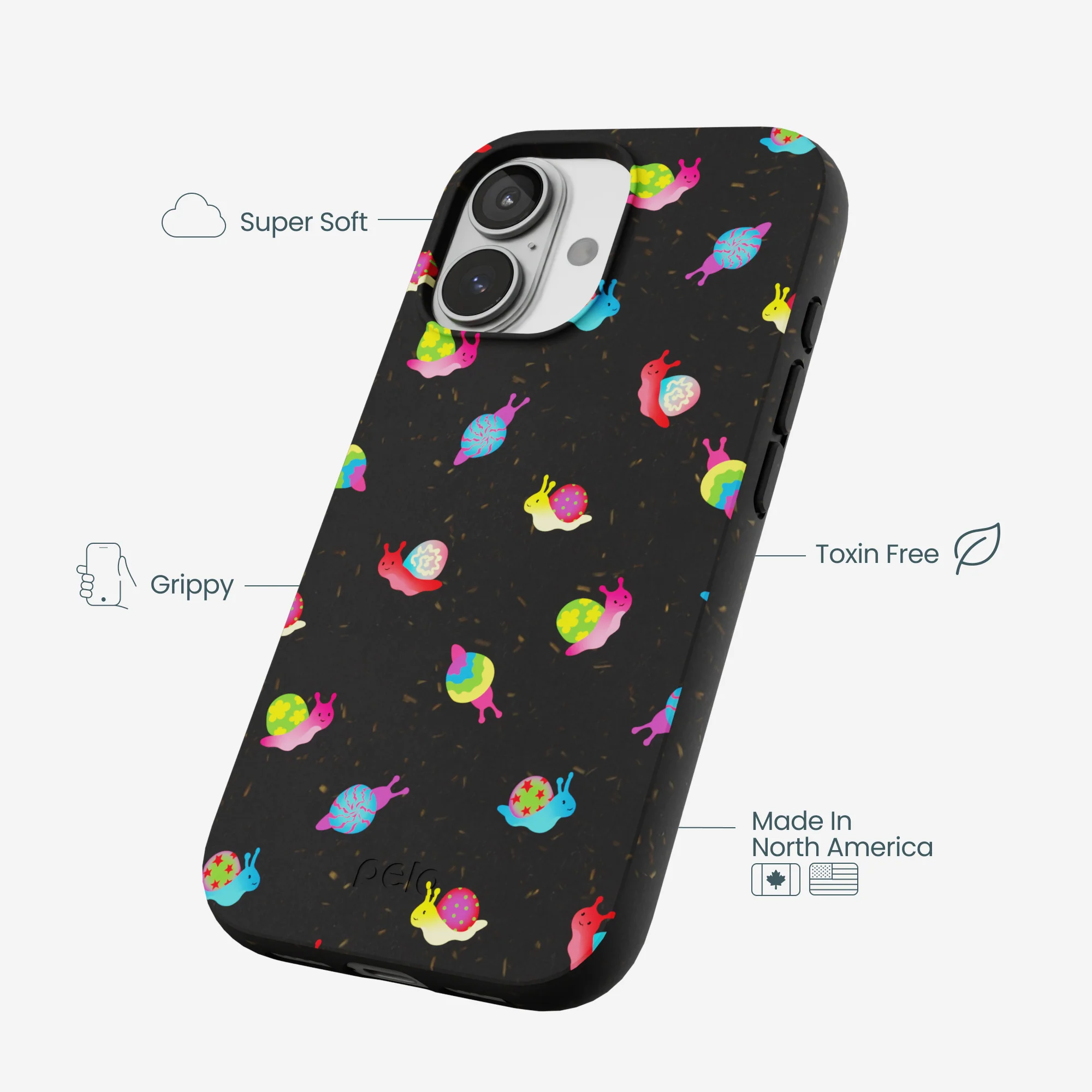 Black Snailien iPhone 17 Case - Image 4