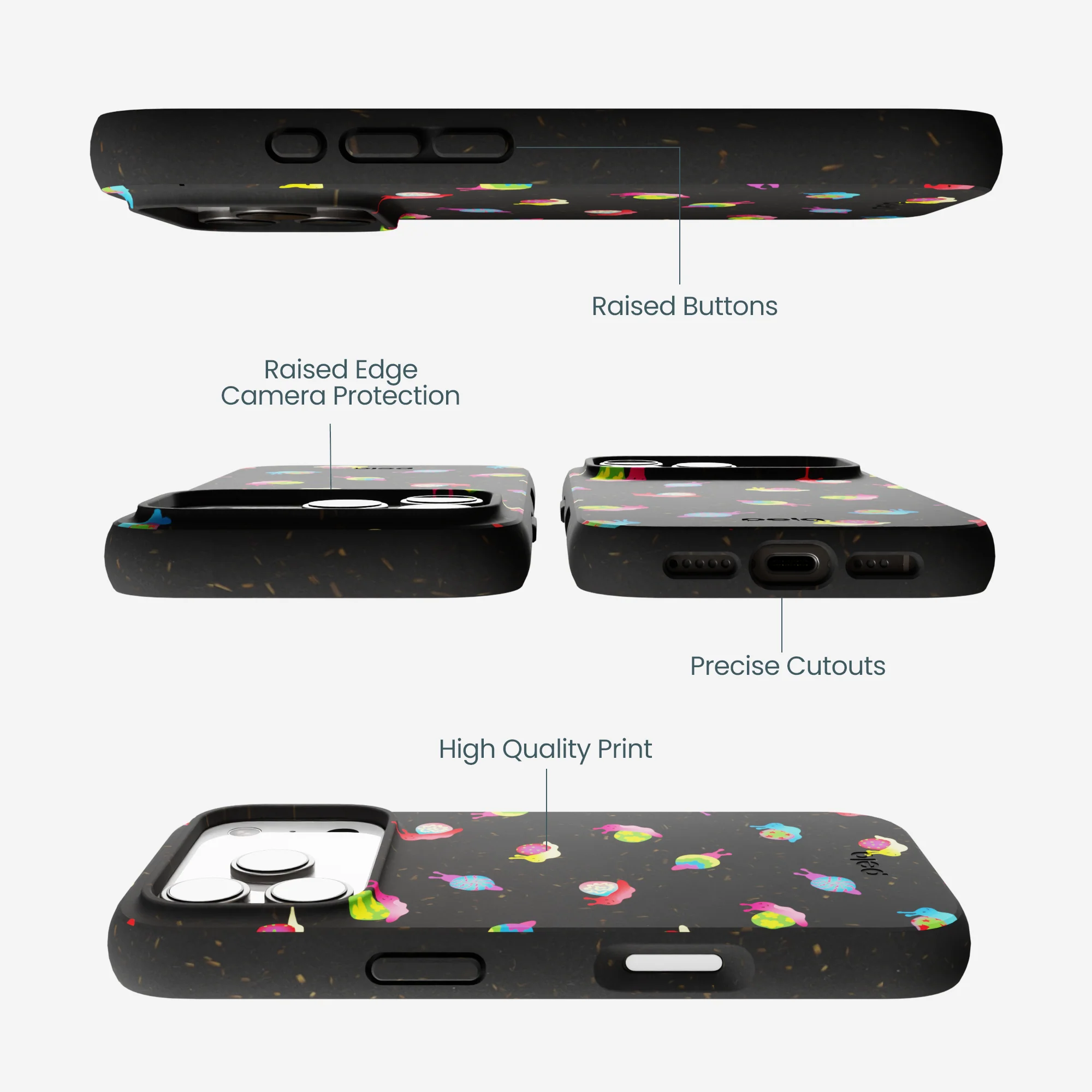 Black Snailien iPhone 17 Pro Case - Image 3