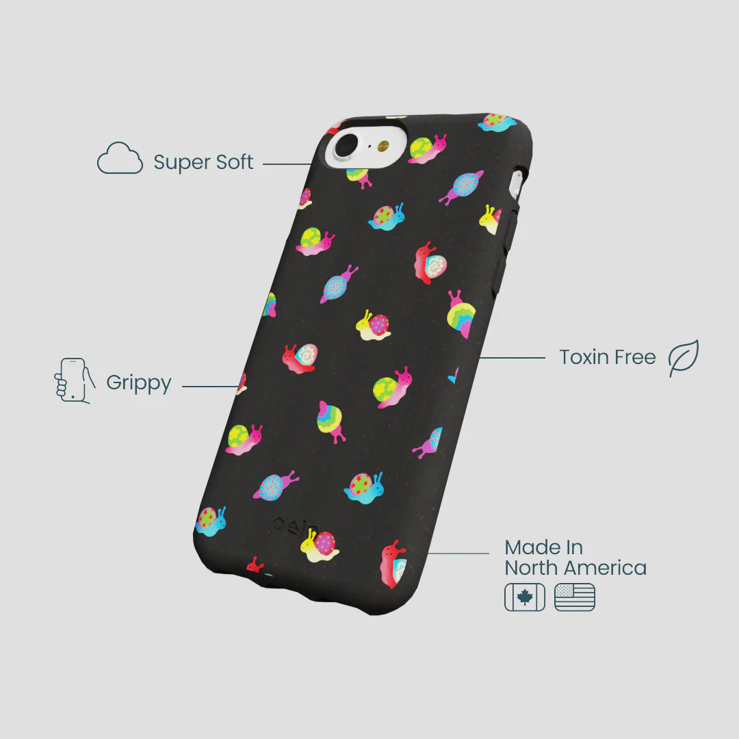Black Snailien iPhone 6/6s/7/8/SE Case - Image 3