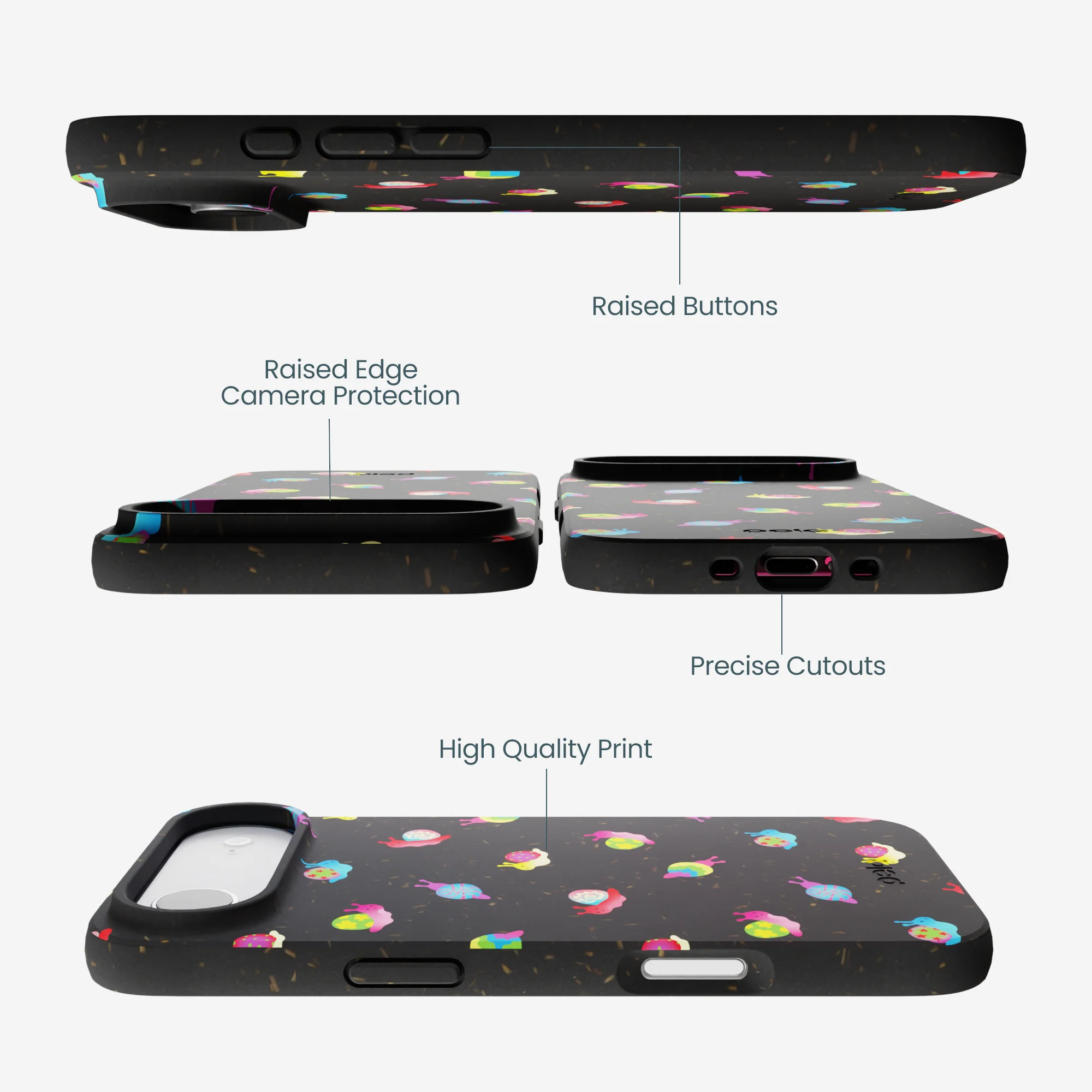 Black Snailien iPhone Air Case - Image 3
