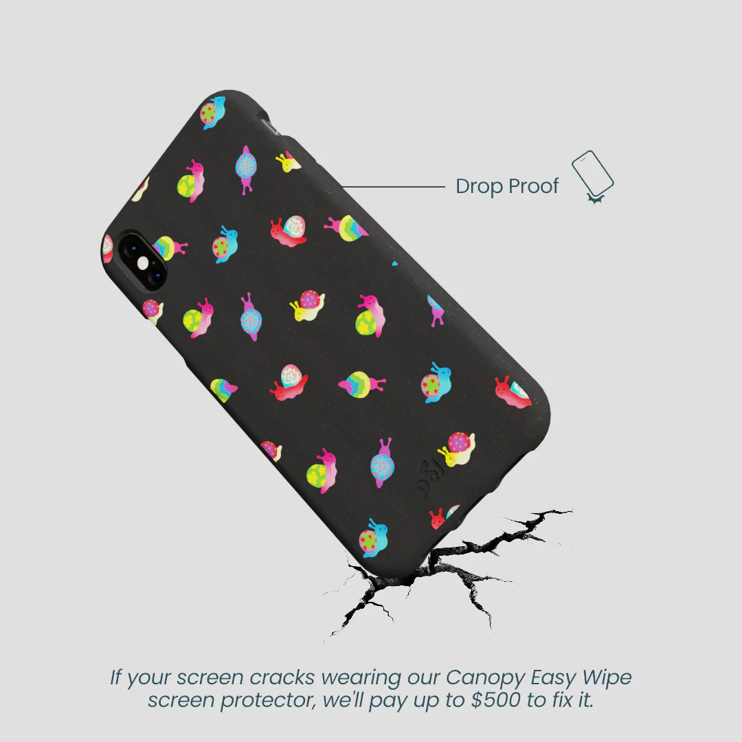 Black Snailien iPhone XR Case - Image 4