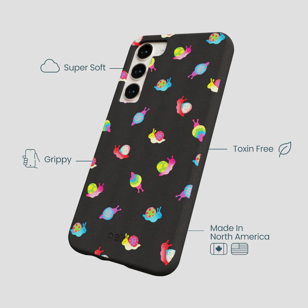 Black Snailien Samsung Galaxy S23+(Plus) Case - Image 3