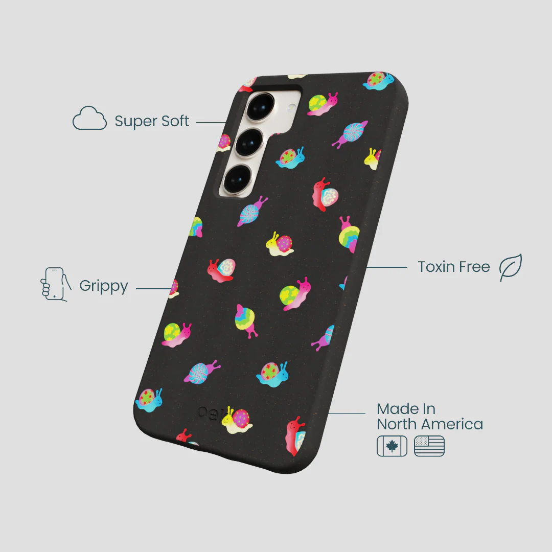 Black Snailien Samsung Galaxy S24 Case - Image 3
