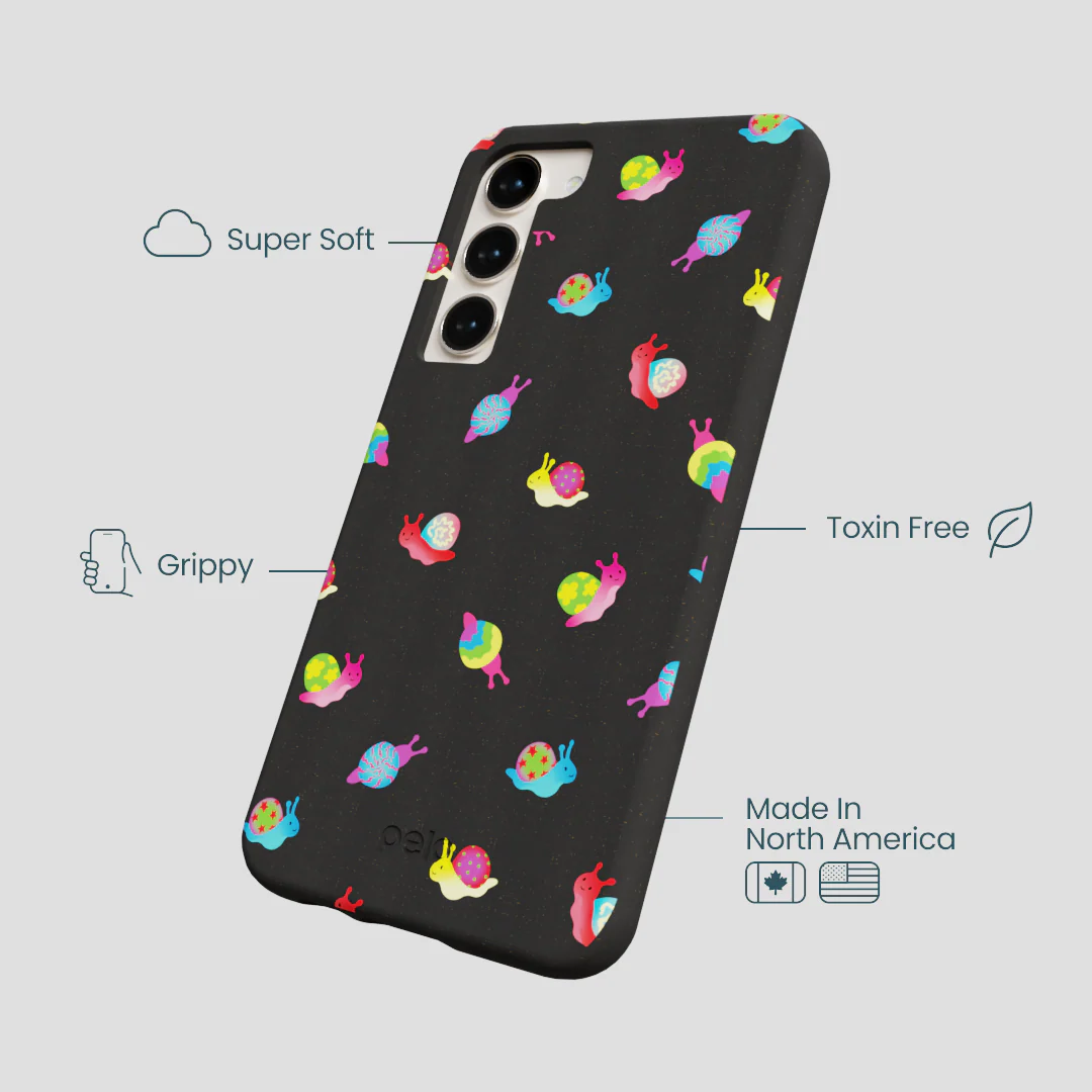 Black Snailien Samsung Galaxy S24+(Plus) Case - Image 3