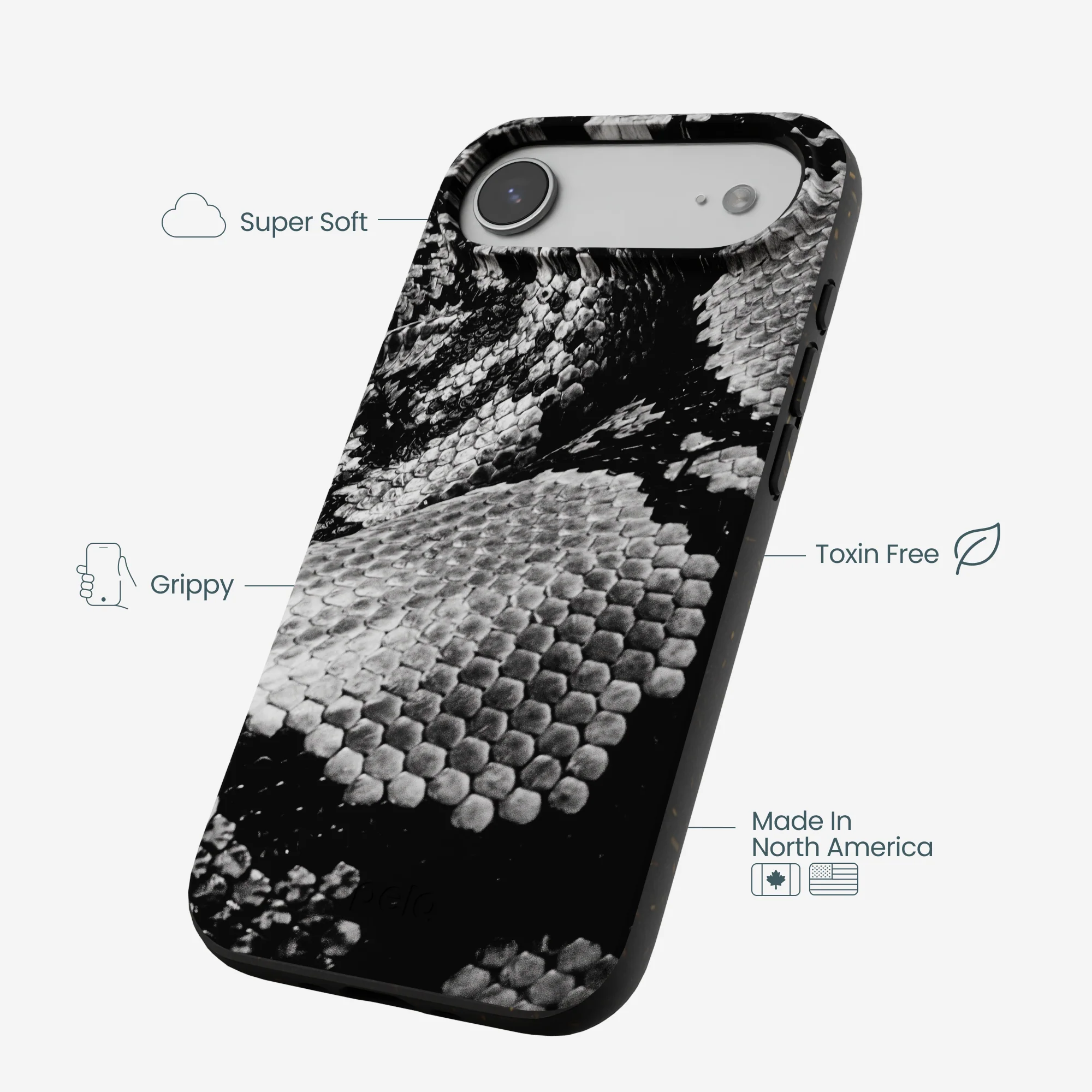 Black Snake Scale iPhone Air Case - Image 4