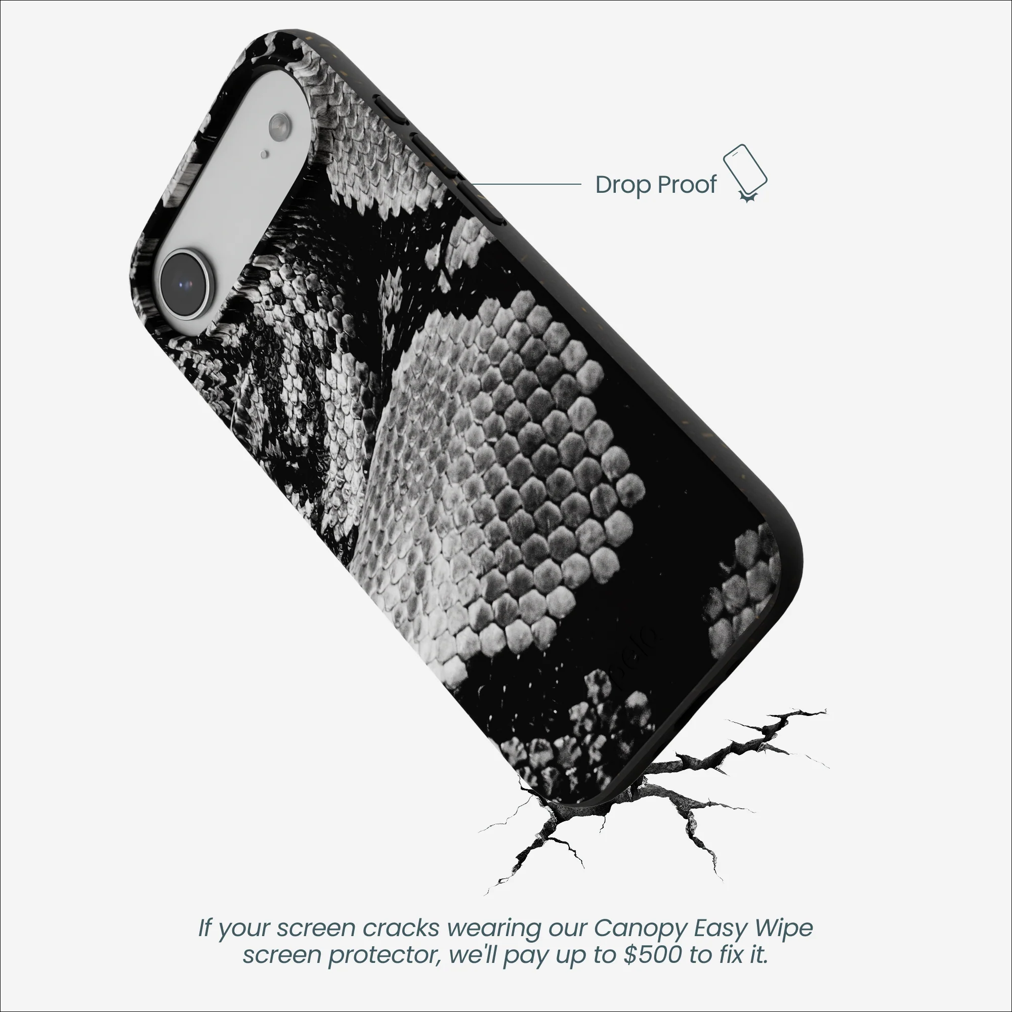 Black Snake Scale iPhone Air Case - Image 5